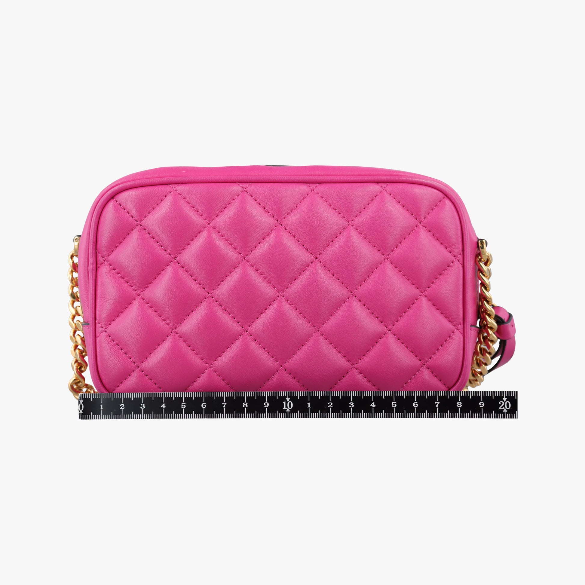 La Medusa Camera Rose Leather ラ メドゥーサ カメラ ローズ レッド レザー 
