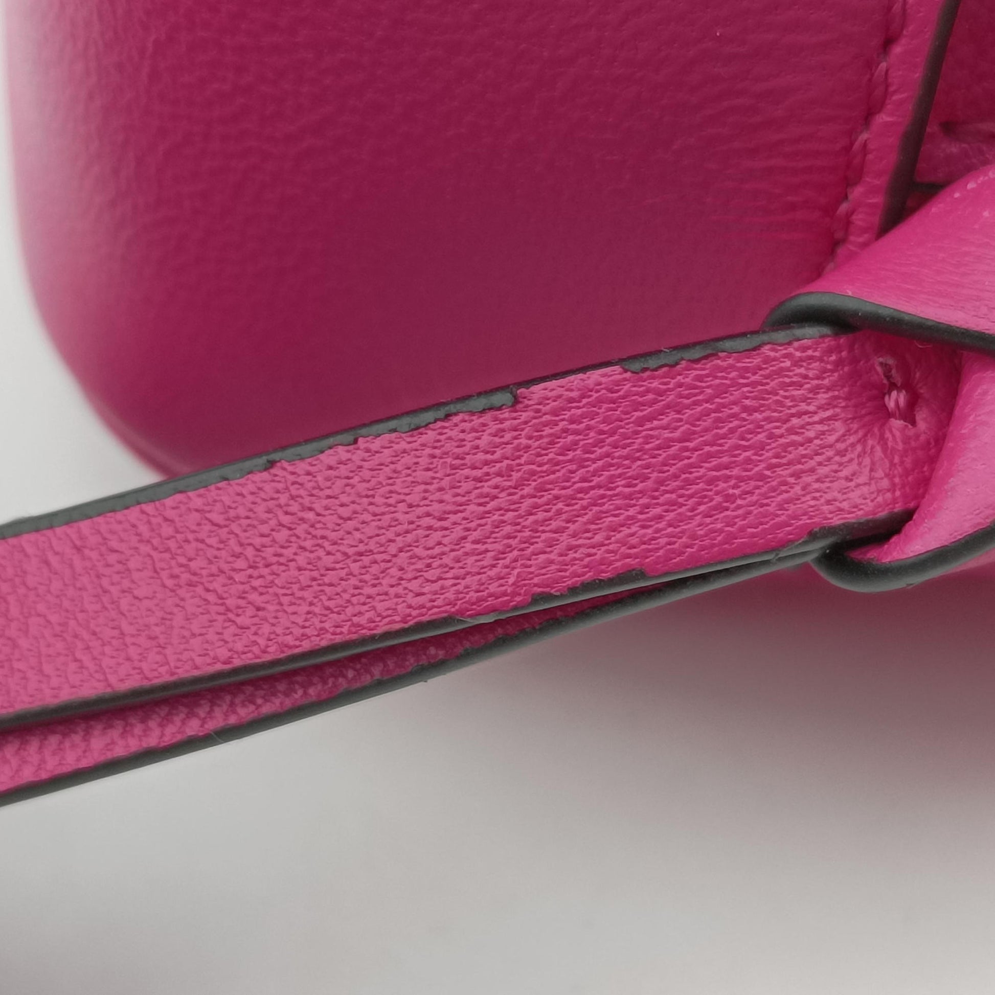 La Medusa Camera Rose Leather ラ メドゥーサ カメラ ローズ レッド レザー 