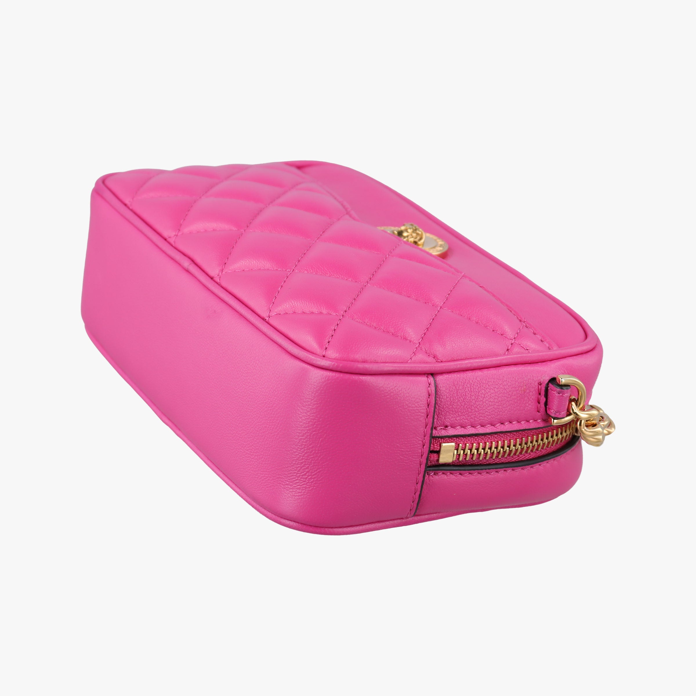 La Medusa Camera Rose Leather ラ メドゥーサ カメラ ローズ レッド レザー 
