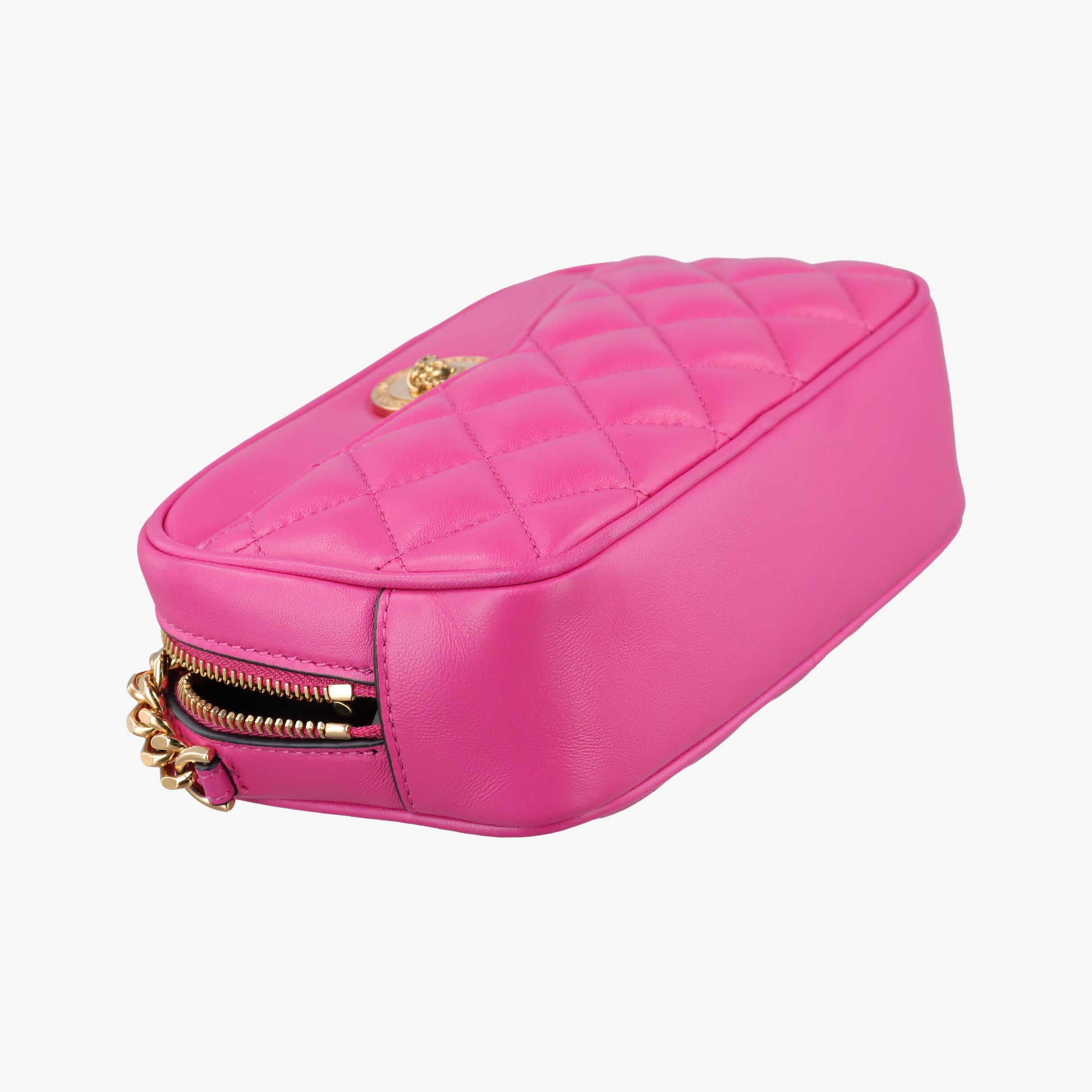 La Medusa Camera Rose Leather ラ メドゥーサ カメラ ローズ レッド レザー 