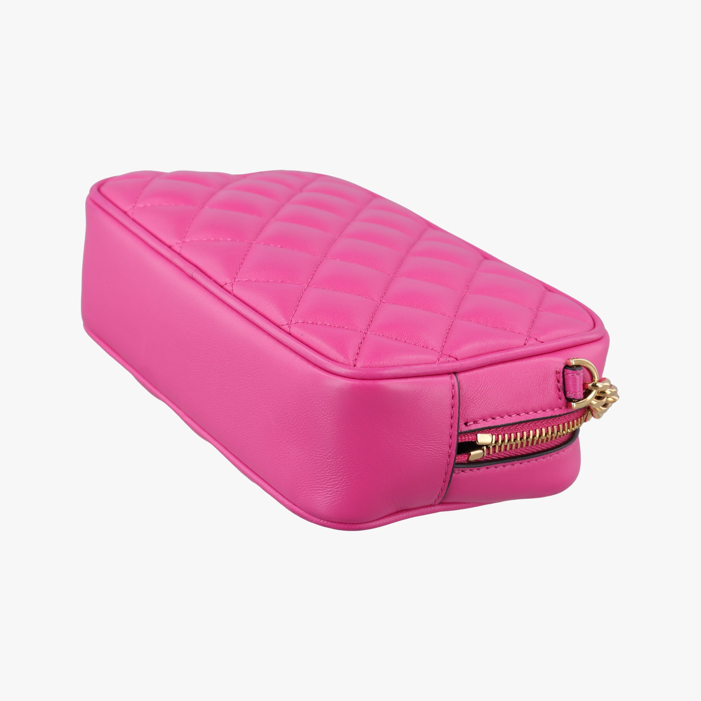 La Medusa Camera Rose Leather ラ メドゥーサ カメラ ローズ レッド レザー 