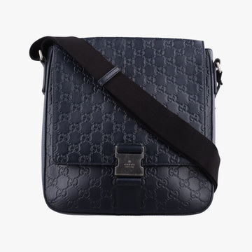GG Plus GG Supreme Navy Leather 406368 A021227868GGプラス GGスプリーム ネイビー レザー 406368 A021227868