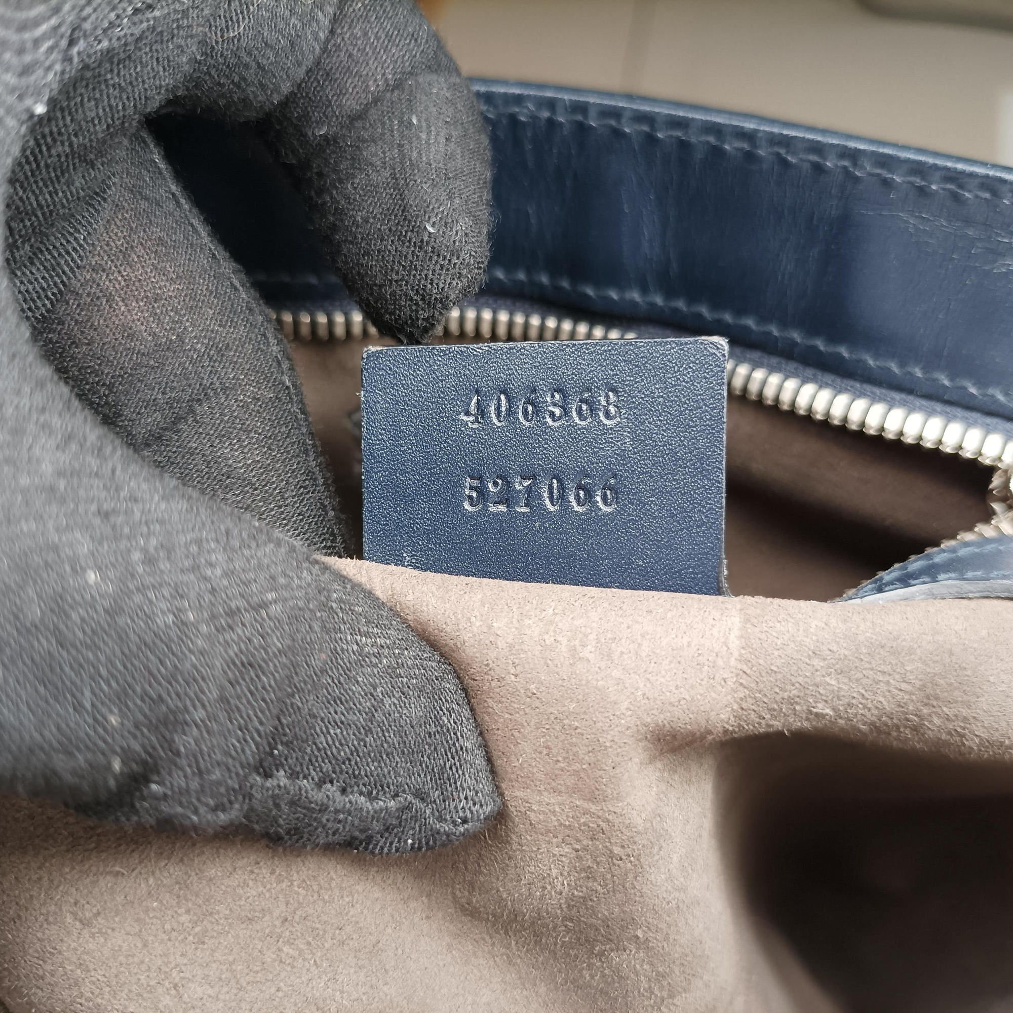 GG Plus GG Supreme Navy Leather 406368 A021227868GGプラス GGスプリーム ネイビー レザー 406368 A021227868