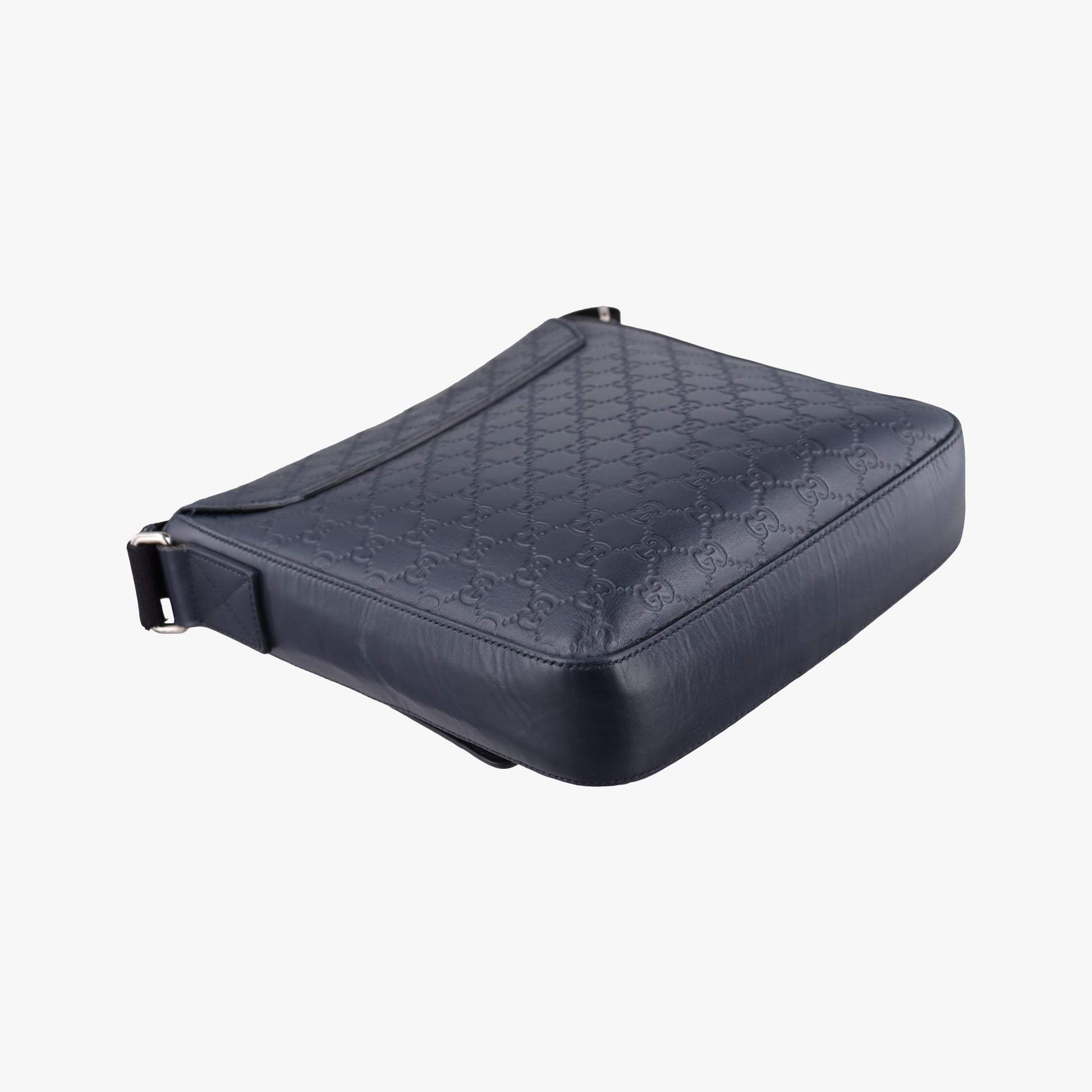 GG Plus GG Supreme Navy Leather 406368 A021227868GGプラス GGスプリーム ネイビー レザー 406368 A021227868