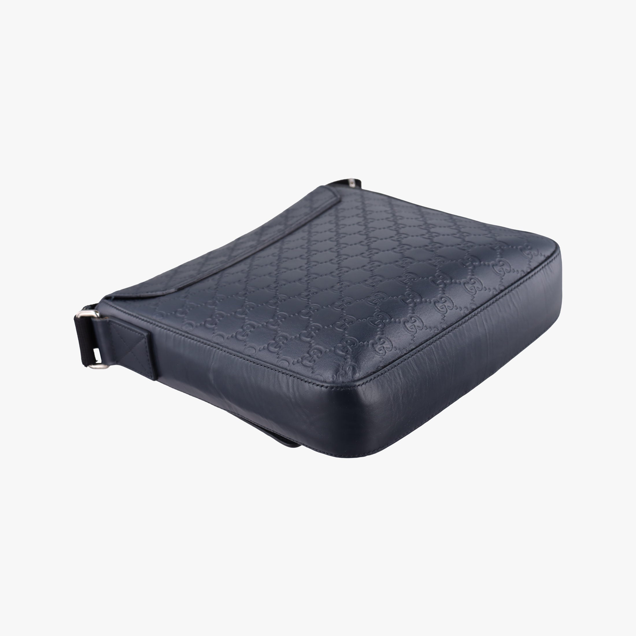 GG Plus GG Supreme Navy Leather 406368 A021227868GGプラス GGスプリーム ネイビー レザー 406368 A021227868