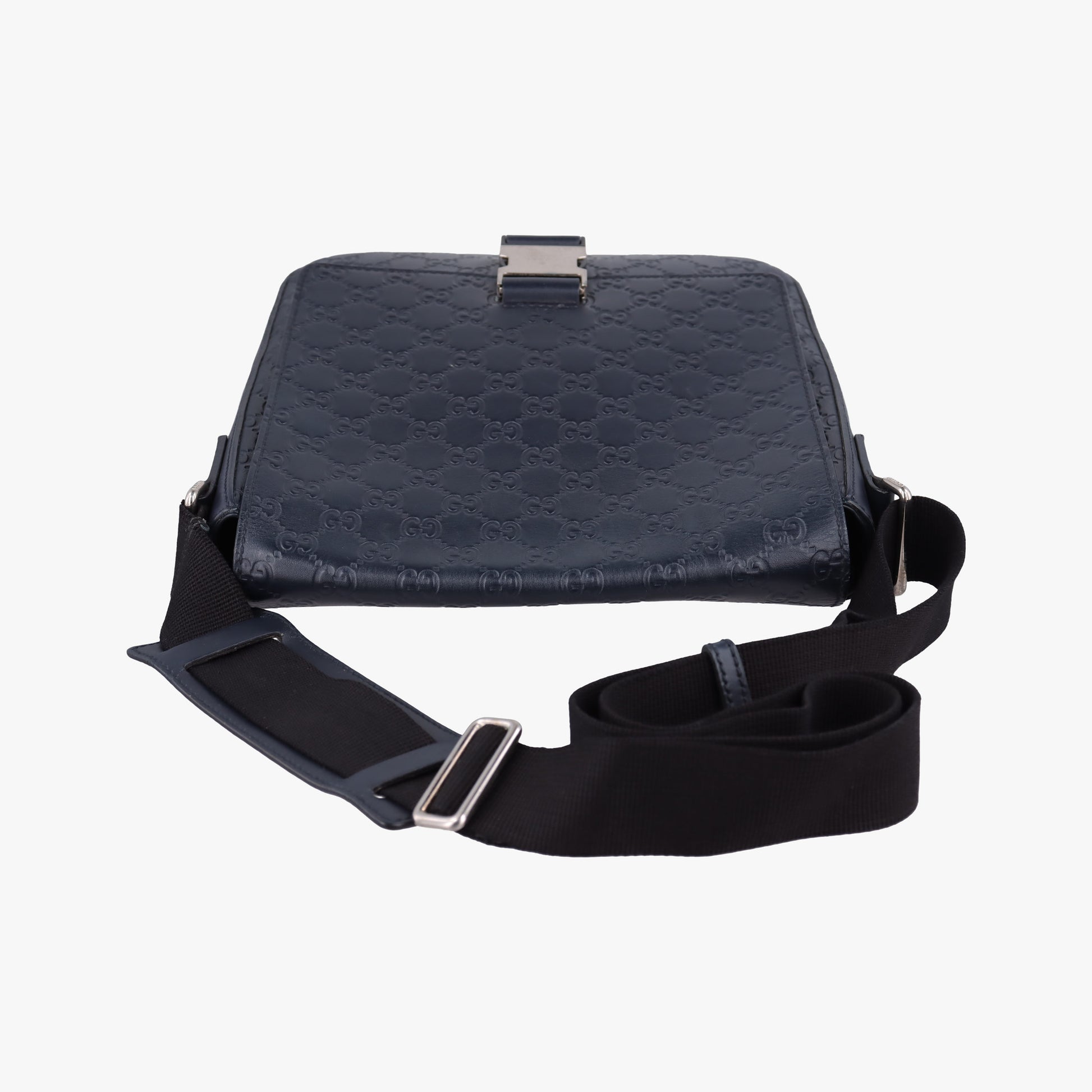 GG Plus GG Supreme Navy Leather 406368 A021227868GGプラス GGスプリーム ネイビー レザー 406368 A021227868