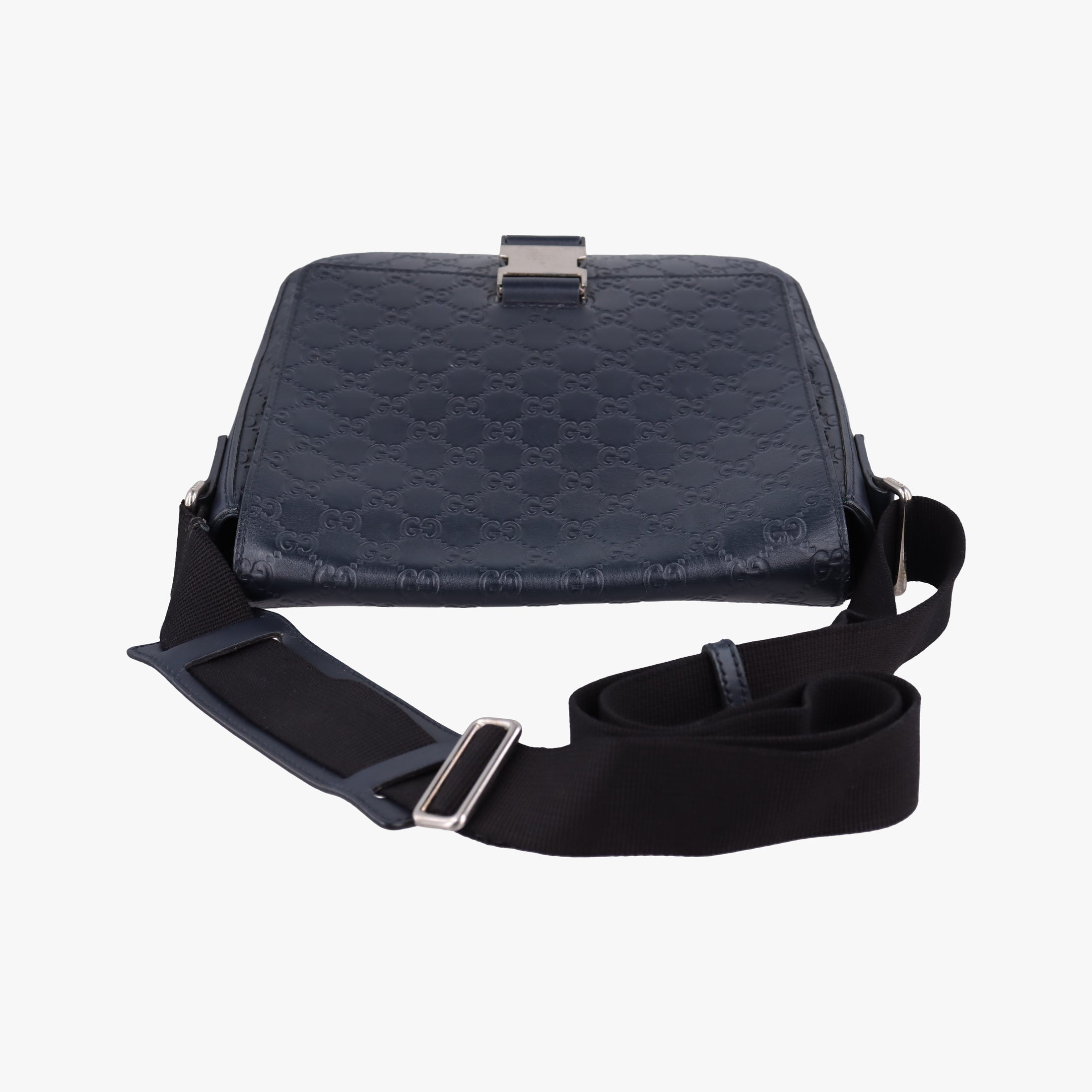 GG Plus GG Supreme Navy Leather 406368 A021227868GGプラス GGスプリーム ネイビー レザー 406368 A021227868