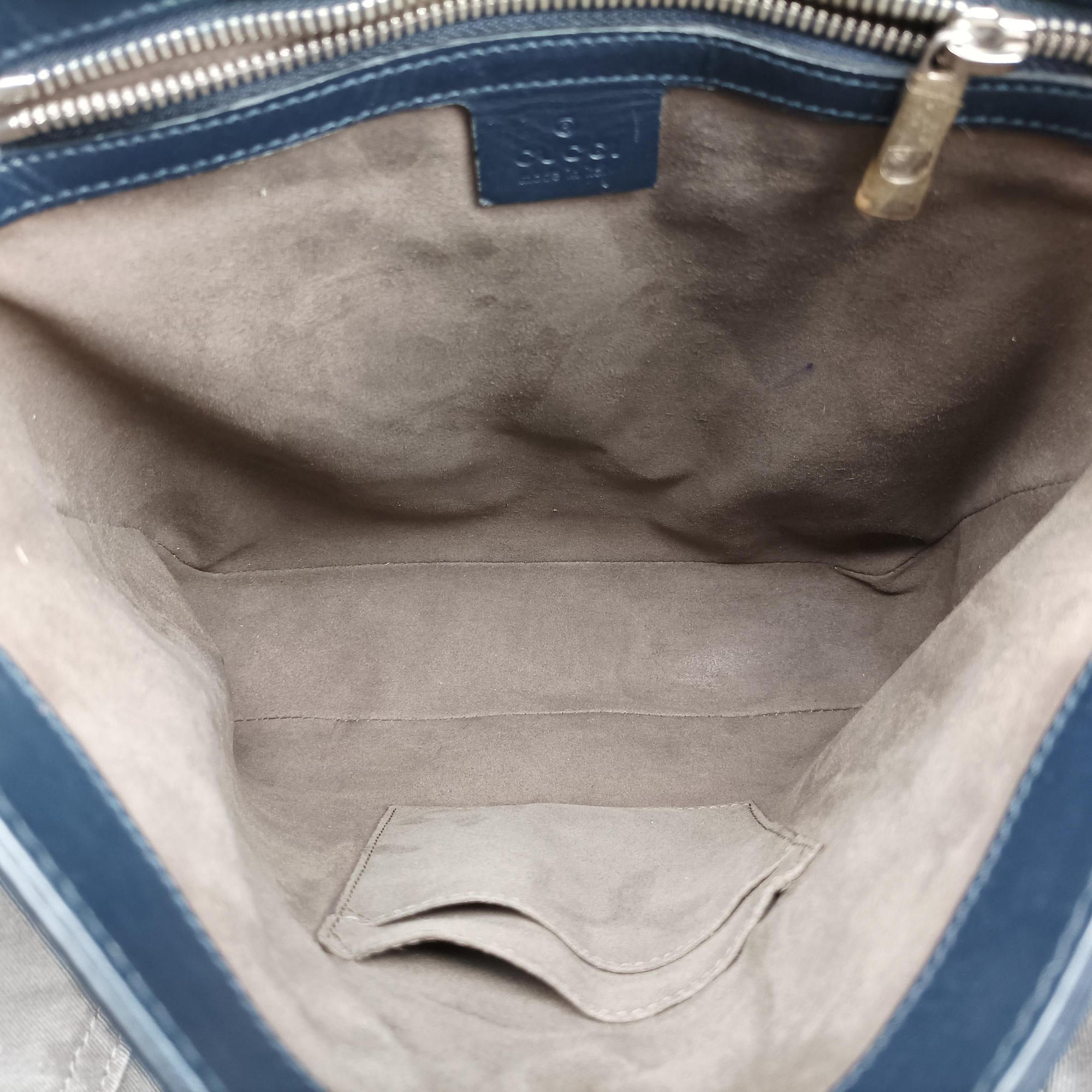 GG Plus GG Supreme Navy Leather 406368 A021227868GGプラス GGスプリーム ネイビー レザー 406368 A021227868