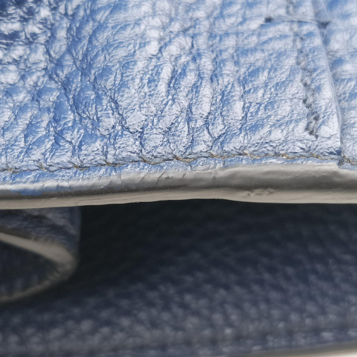 Vitello Phoenix Blue Leather BN1713 31/S 204ヴィテロ フェニックス ブルー レザー BN1713 31/S 204