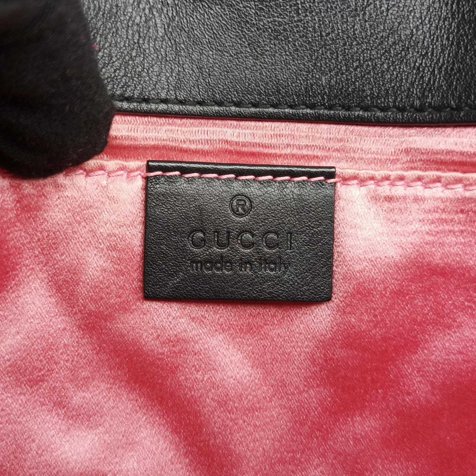 GG Marmont Black velour 446744 G021908351GGマーモント ブラック ベロア 446744 G021908351