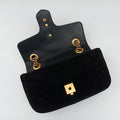 GG Marmont Black velour 446744 G021908351GGマーモント ブラック ベロア 446744 G021908351