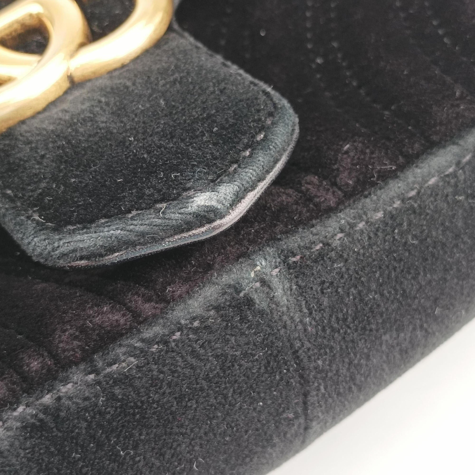 GG Marmont Black velour 446744 G021908351GGマーモント ブラック ベロア 446744 G021908351