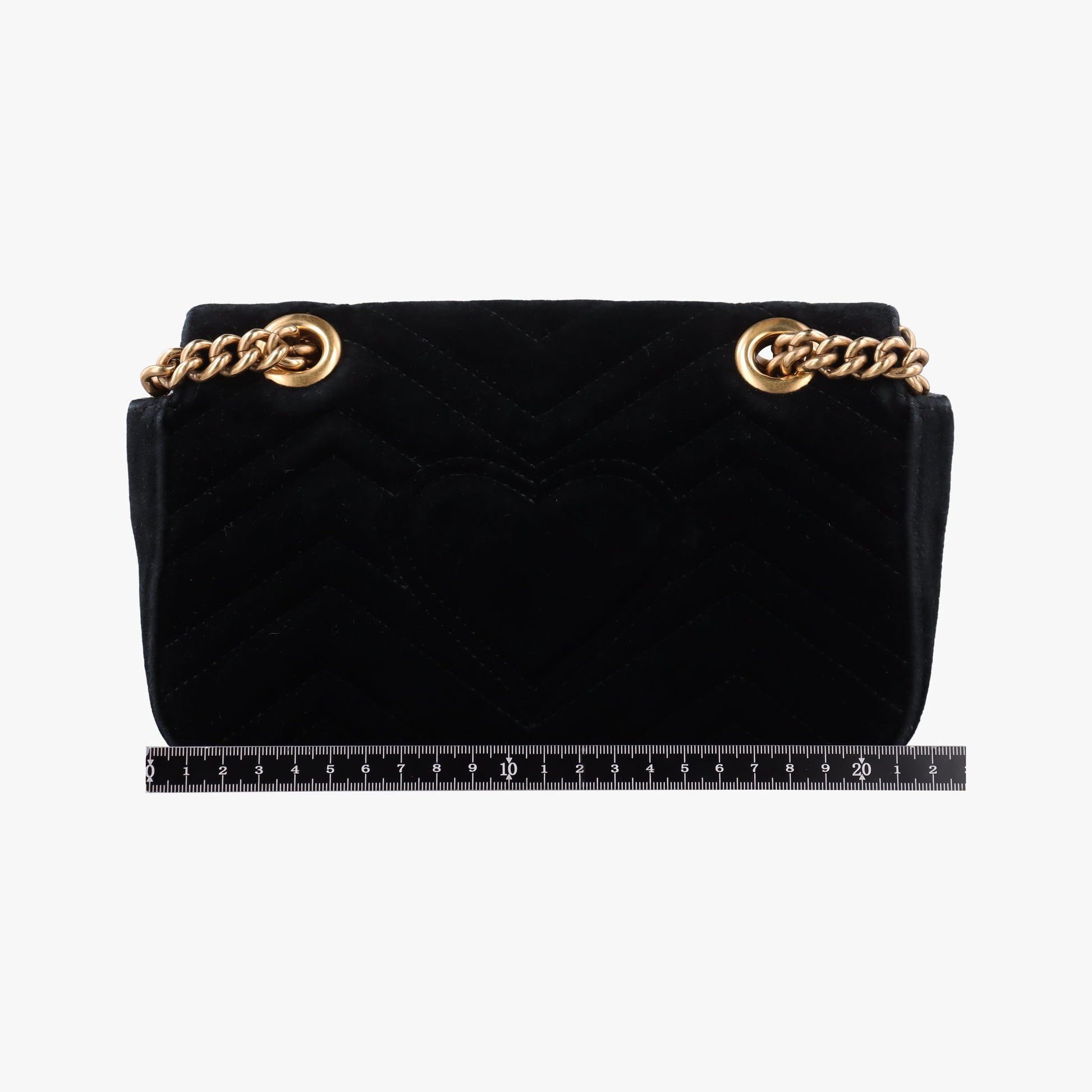 GG Marmont Black velour 446744 G021908351GGマーモント ブラック ベロア 446744 G021908351