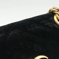GG Marmont Black velour 446744 G021908351GGマーモント ブラック ベロア 446744 G021908351