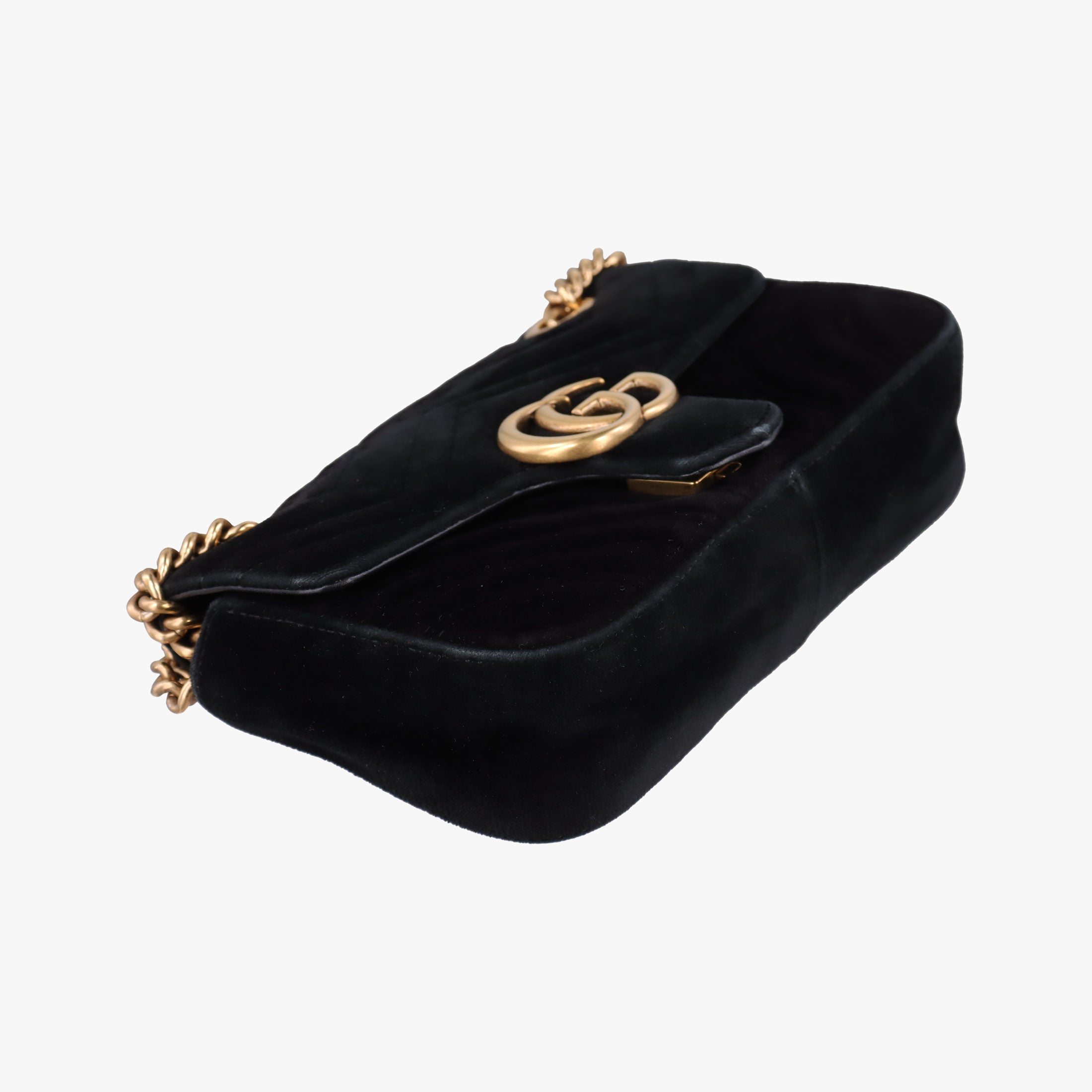 GG Marmont Black velour 446744 G021908351GGマーモント ブラック ベロア 446744 G021908351