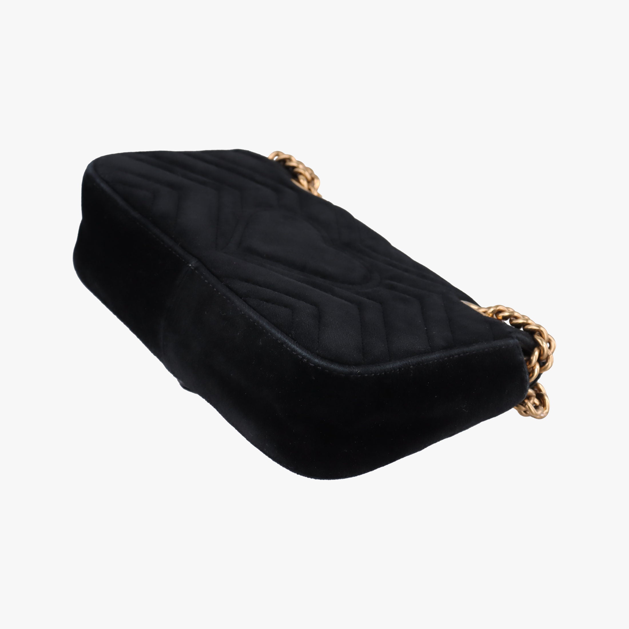 GG Marmont Black velour 446744 G021908351GGマーモント ブラック ベロア 446744 G021908351