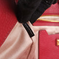 Vitello Caribu Front Zip Pocket Tote Red Leather RN0908 25ヴィテッロ カリブー フロントジップ ポケット トート レッド レザー RN0908 25