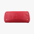 Vitello Caribu Front Zip Pocket Tote Red Leather RN0908 25ヴィテッロ カリブー フロントジップ ポケット トート レッド レザー RN0908 25