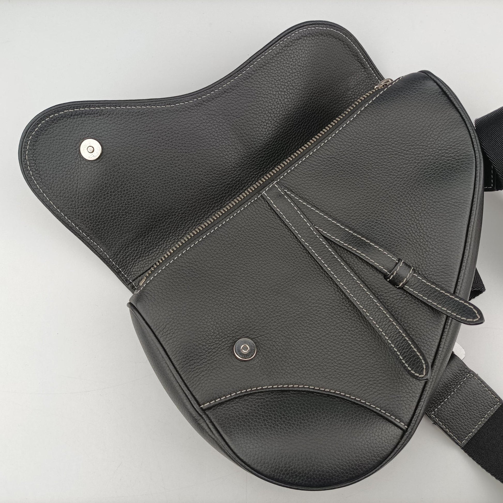 saddle Black leather 09-BO-1116サドル ブラック レザー 09-BO-1116