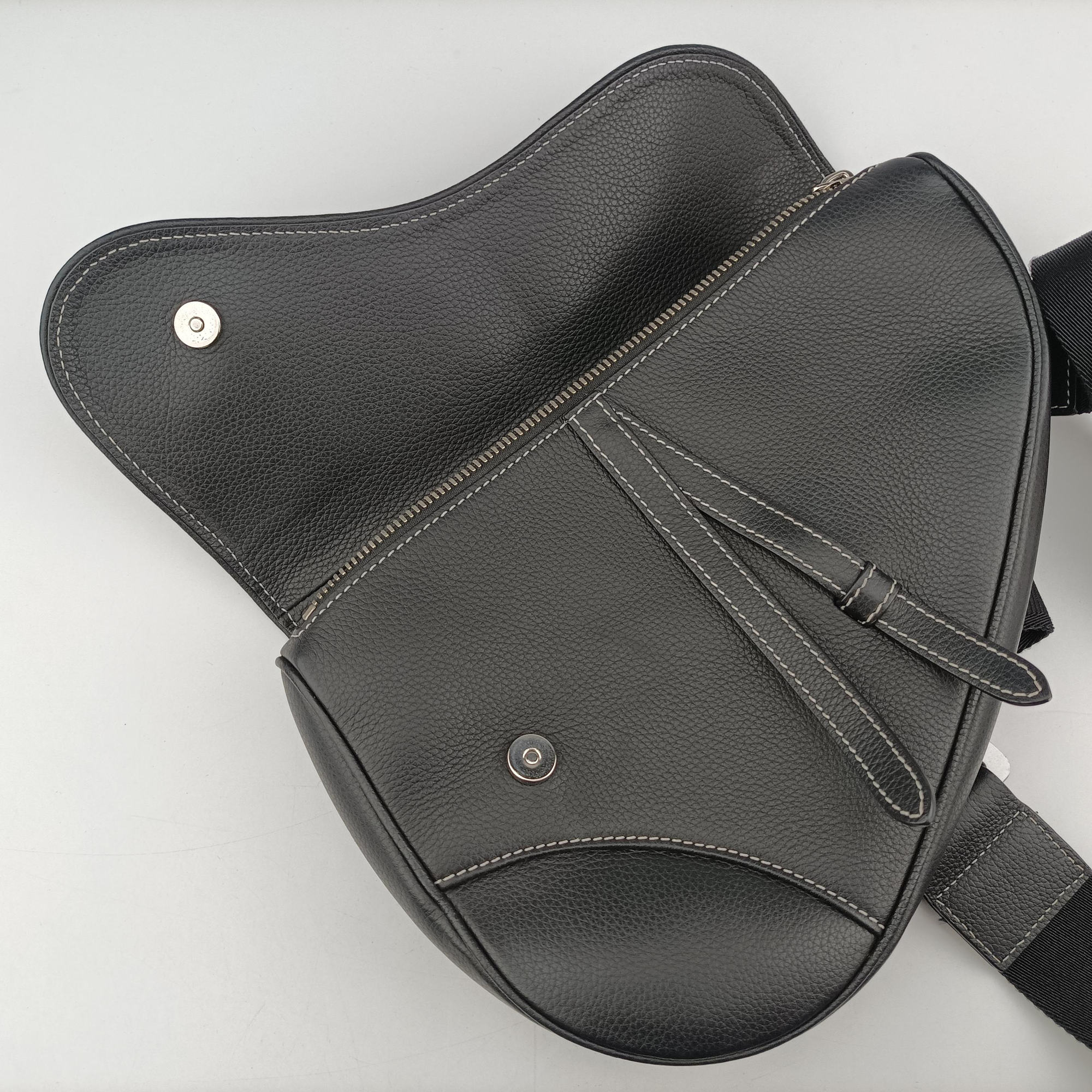 saddle Black leather 09-BO-1116サドル ブラック レザー 09-BO-1116