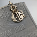 Lady Dior D-lite Grey Jacquard 50-MA-0290 IC Chipレディディオール D-lite グレー ジャガード 50-MA-0290 ICチップ