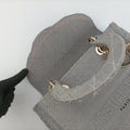 Lady Dior D-lite Grey Jacquard 50-MA-0290 IC Chipレディディオール D-lite グレー ジャガード 50-MA-0290 ICチップ