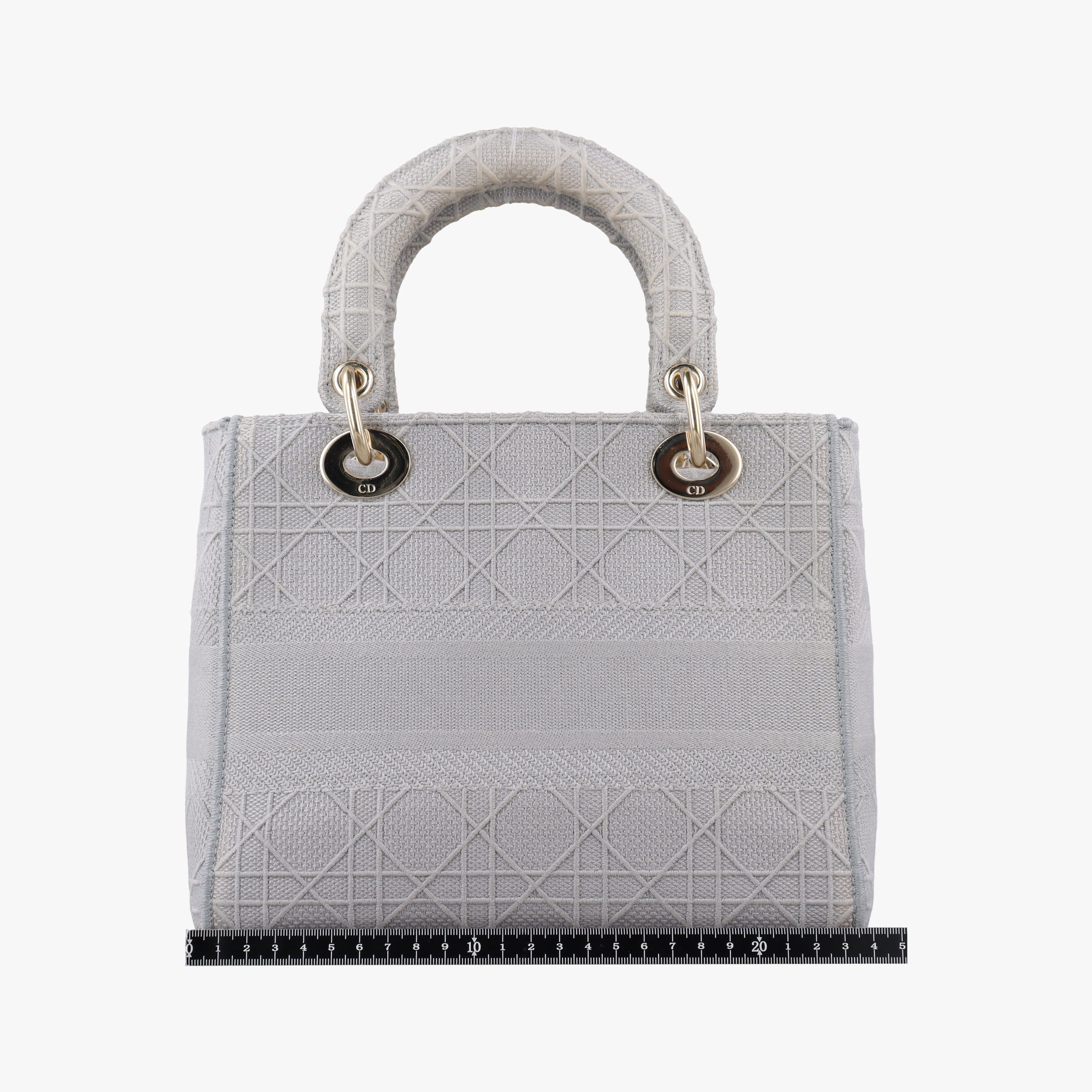 Lady Dior D-lite Grey Jacquard 50-MA-0290 IC Chipレディディオール D-lite グレー ジャガード 50-MA-0290 ICチップ