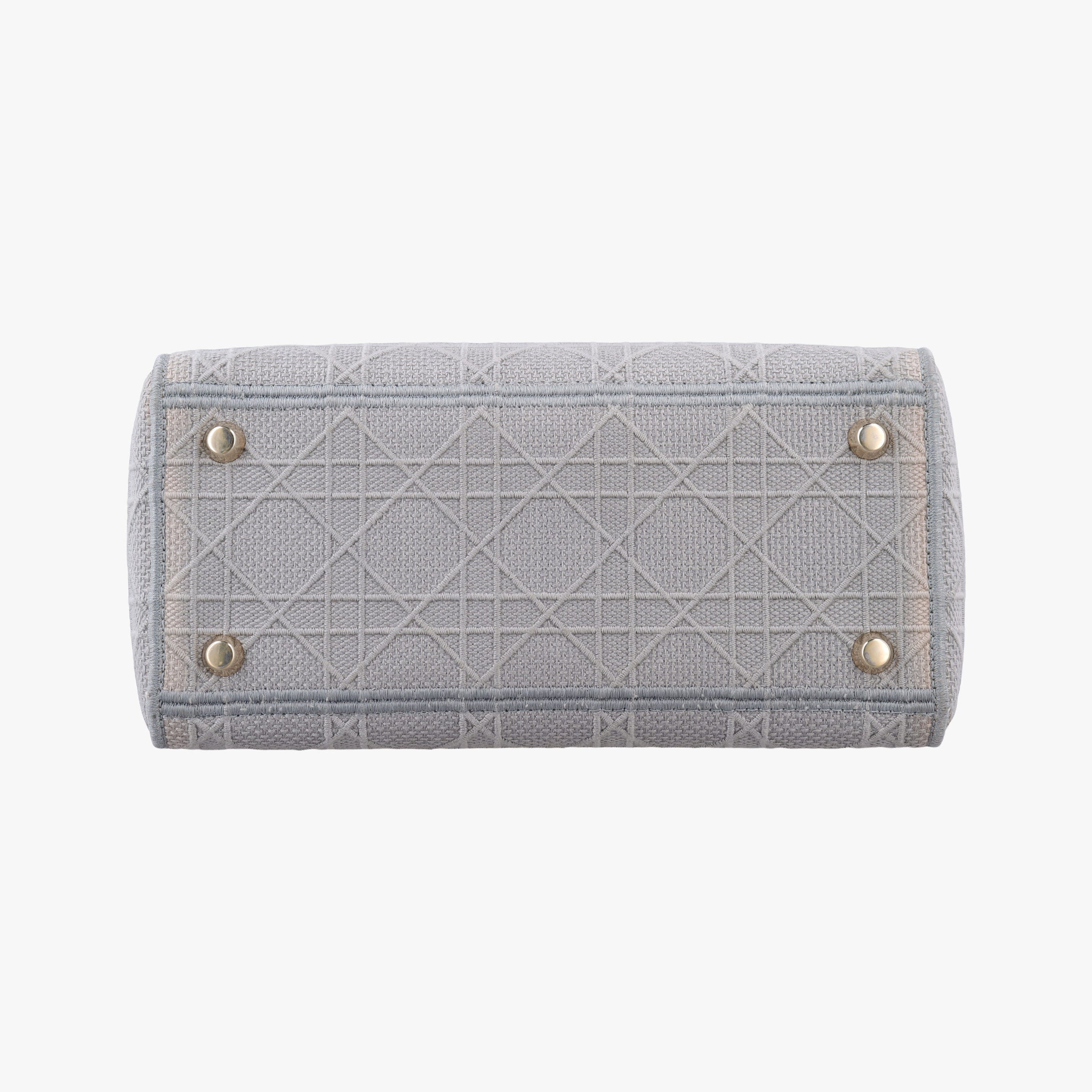 Lady Dior D-lite Grey Jacquard 50-MA-0290 IC Chipレディディオール D-lite グレー ジャガード 50-MA-0290 ICチップ