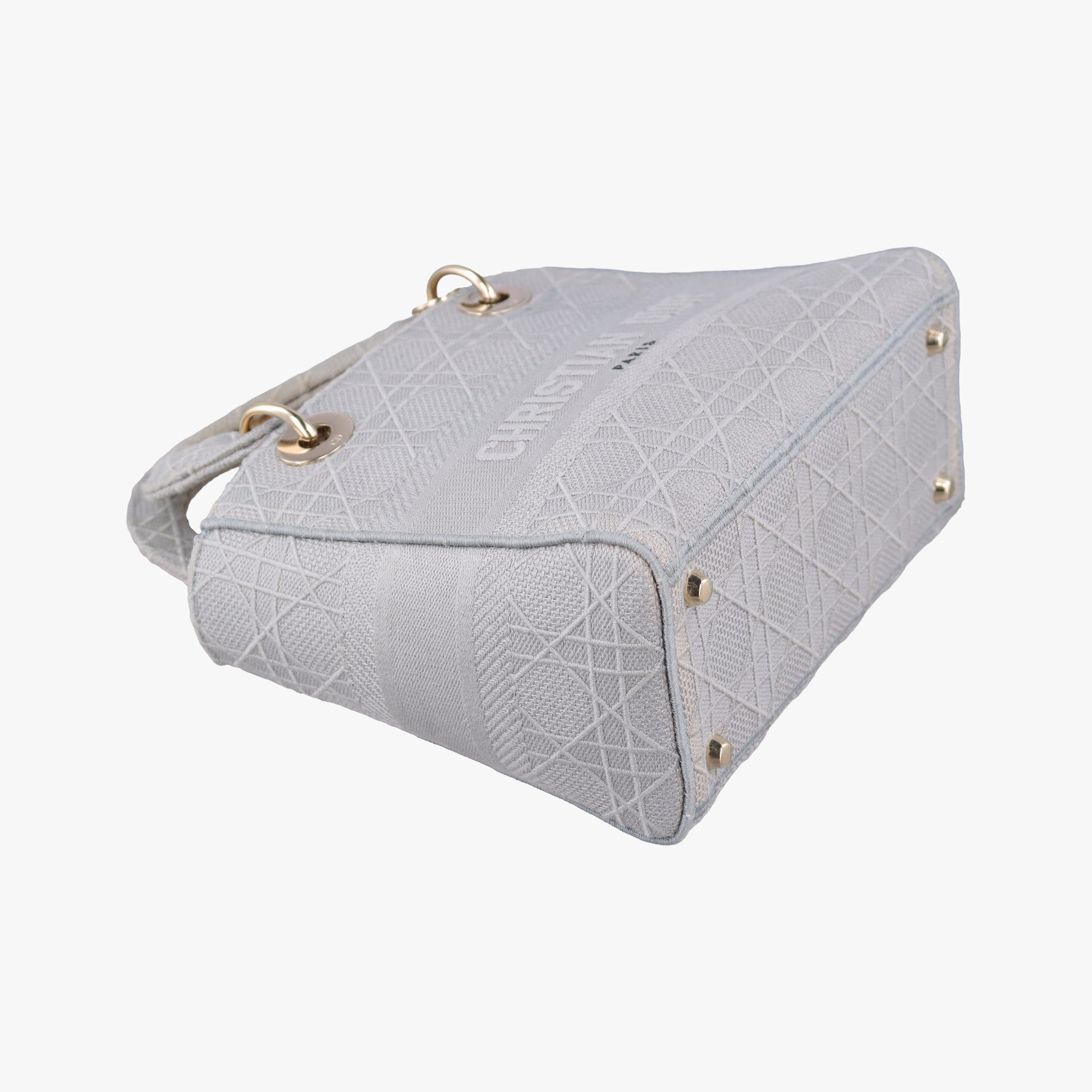 Lady Dior D-lite Grey Jacquard 50-MA-0290 IC Chipレディディオール D-lite グレー ジャガード 50-MA-0290 ICチップ