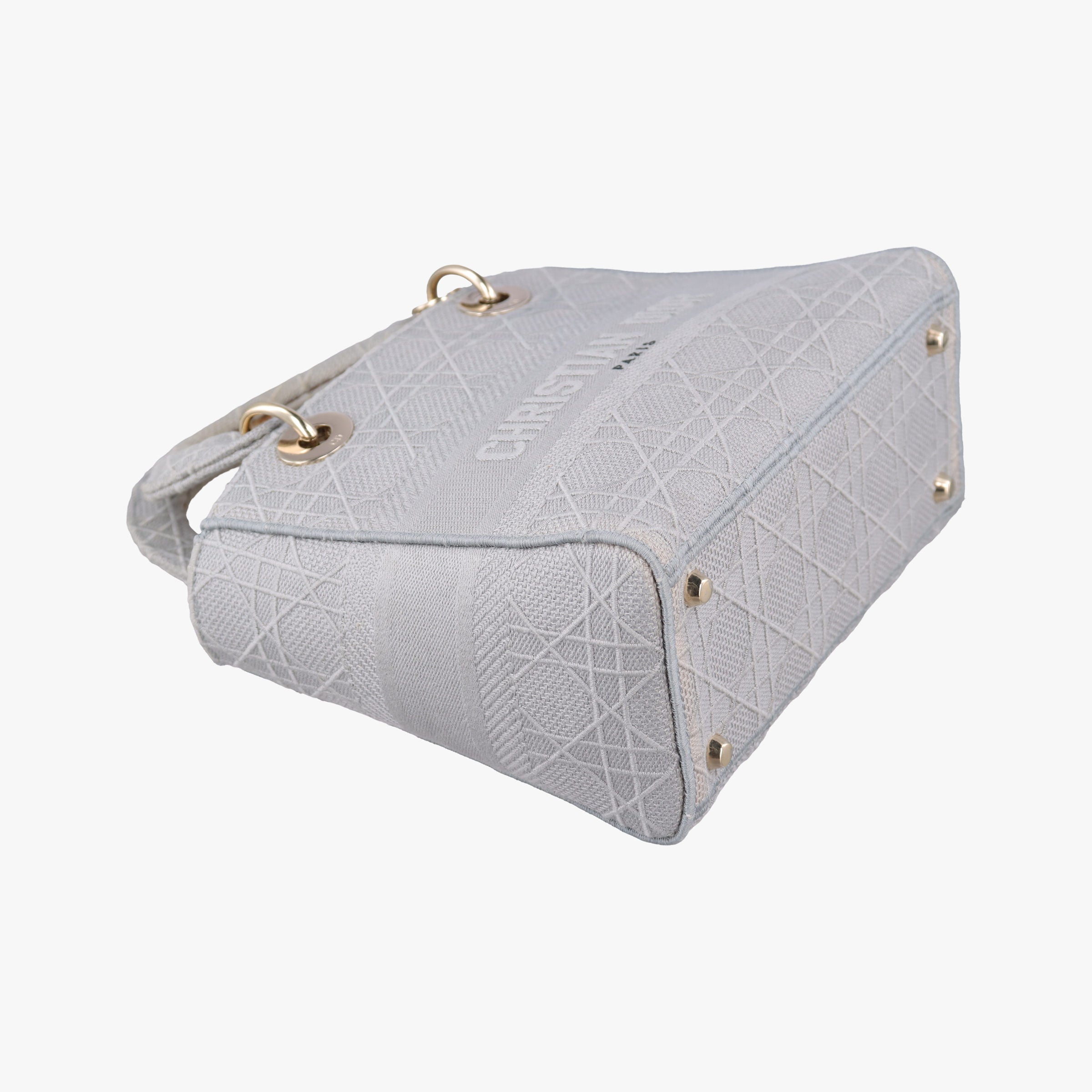 Lady Dior D-lite Grey Jacquard 50-MA-0290 IC Chipレディディオール D-lite グレー ジャガード 50-MA-0290 ICチップ