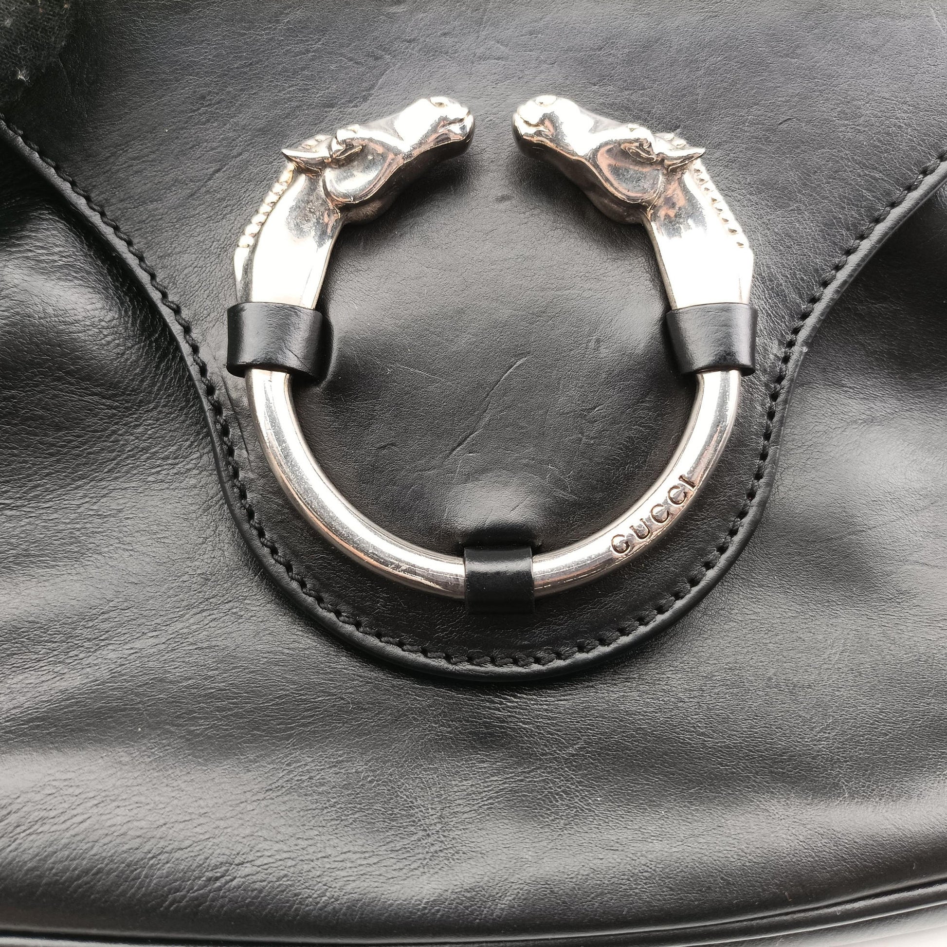 Ribot Horse head Black Leather 296882 G012802764リボット ホース ヘッド ブラック レザー 296882 G012802764
