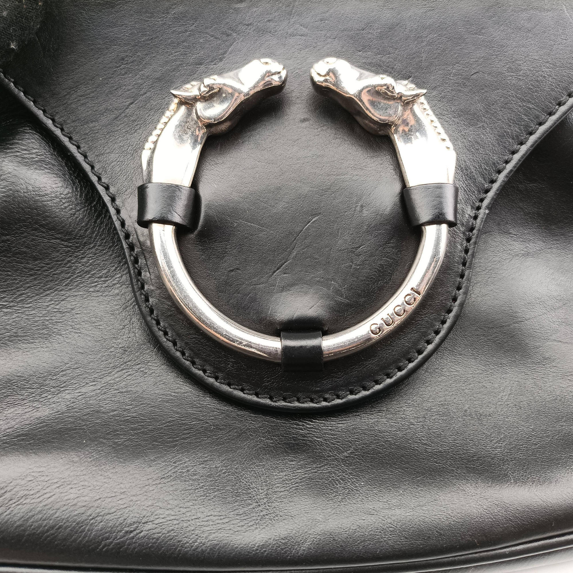 Ribot Horse head Black Leather 296882 G012802764リボット ホース ヘッド ブラック レザー 296882 G012802764