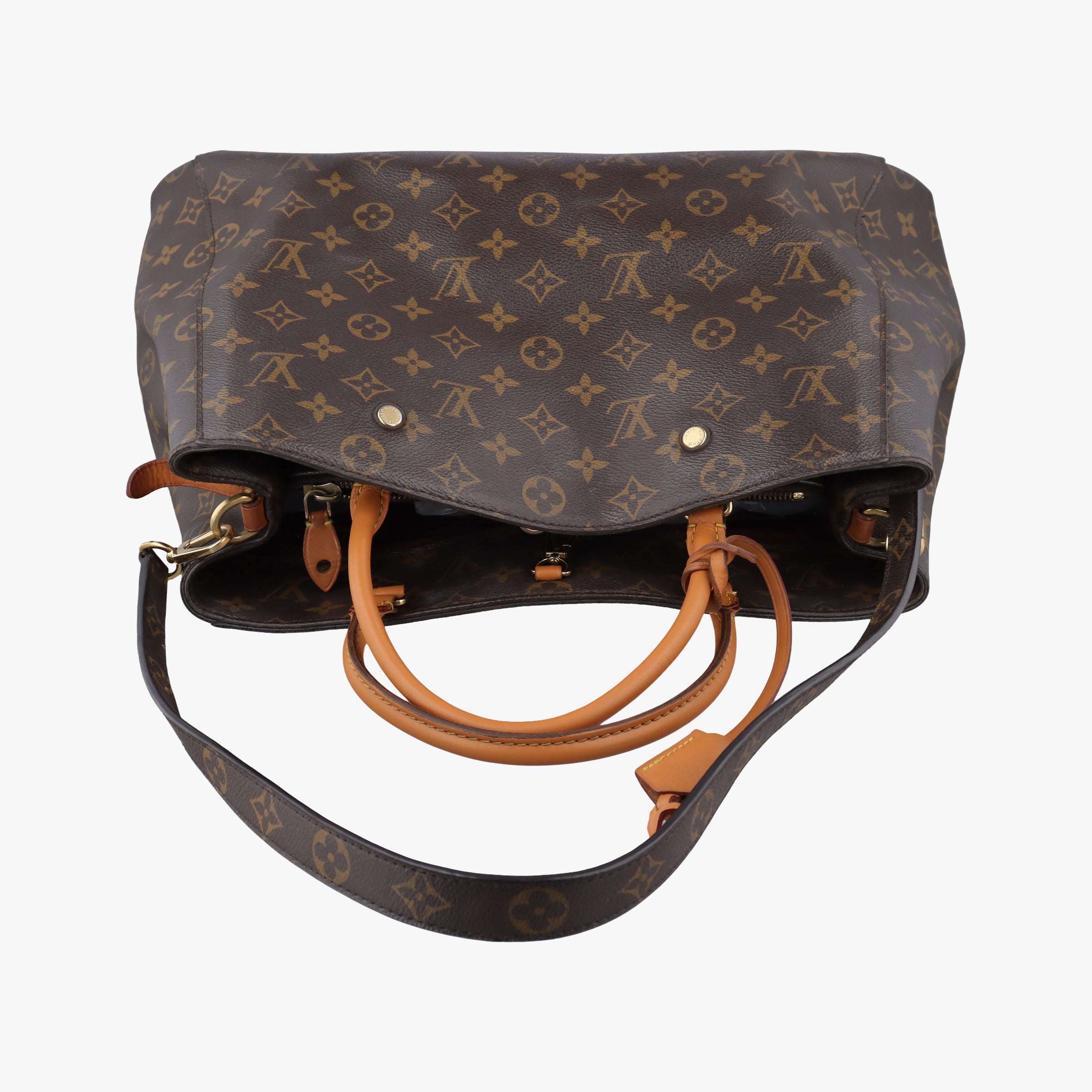 Pre-owned Louis Vuitton MONTAIGNE GM Brown Monogram Canvas M41067 shoulderbag | stylenewstar