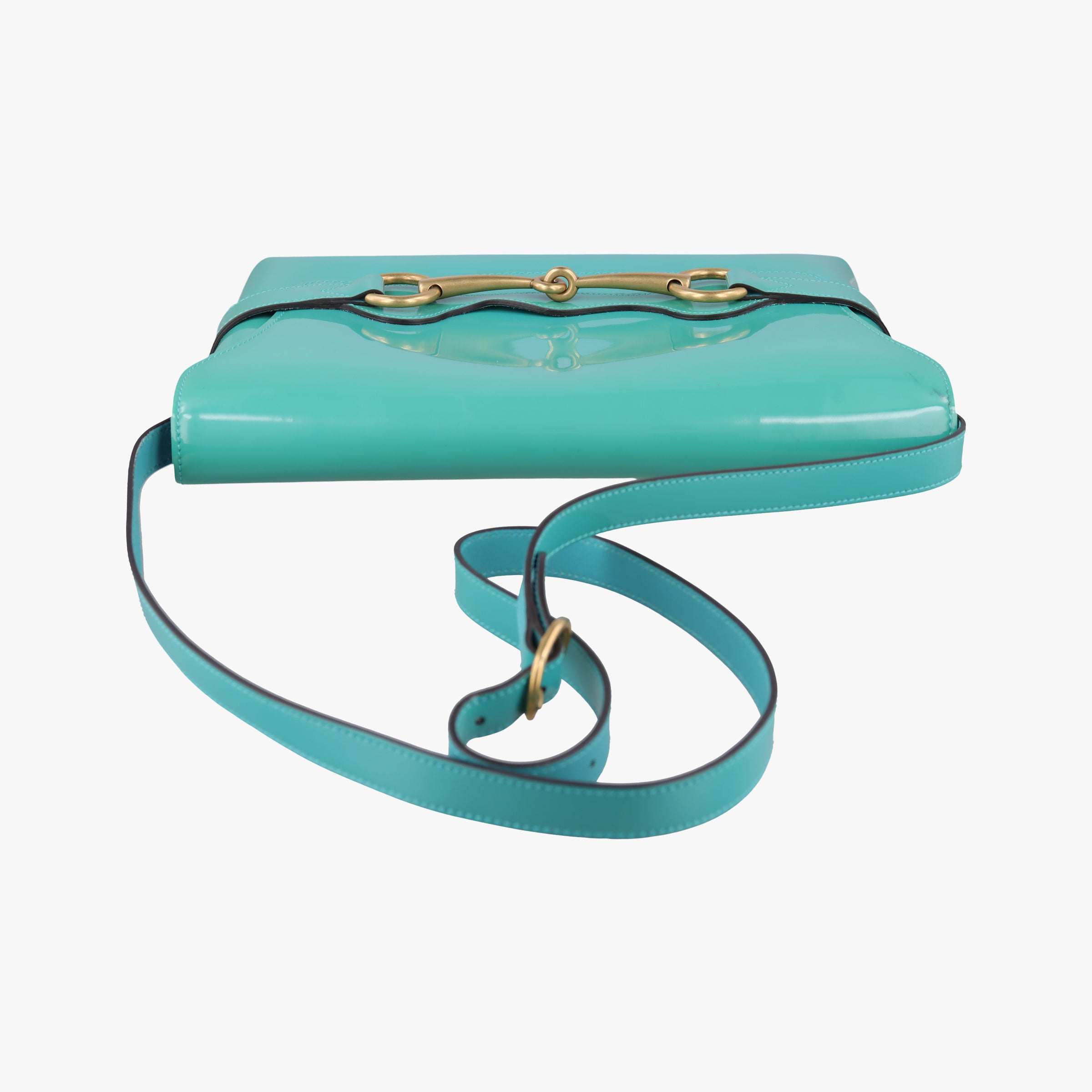 Bright Bit Blue Patent Leather 317633 H01386584ブライトビット ブルー パテント 317633 H01386584