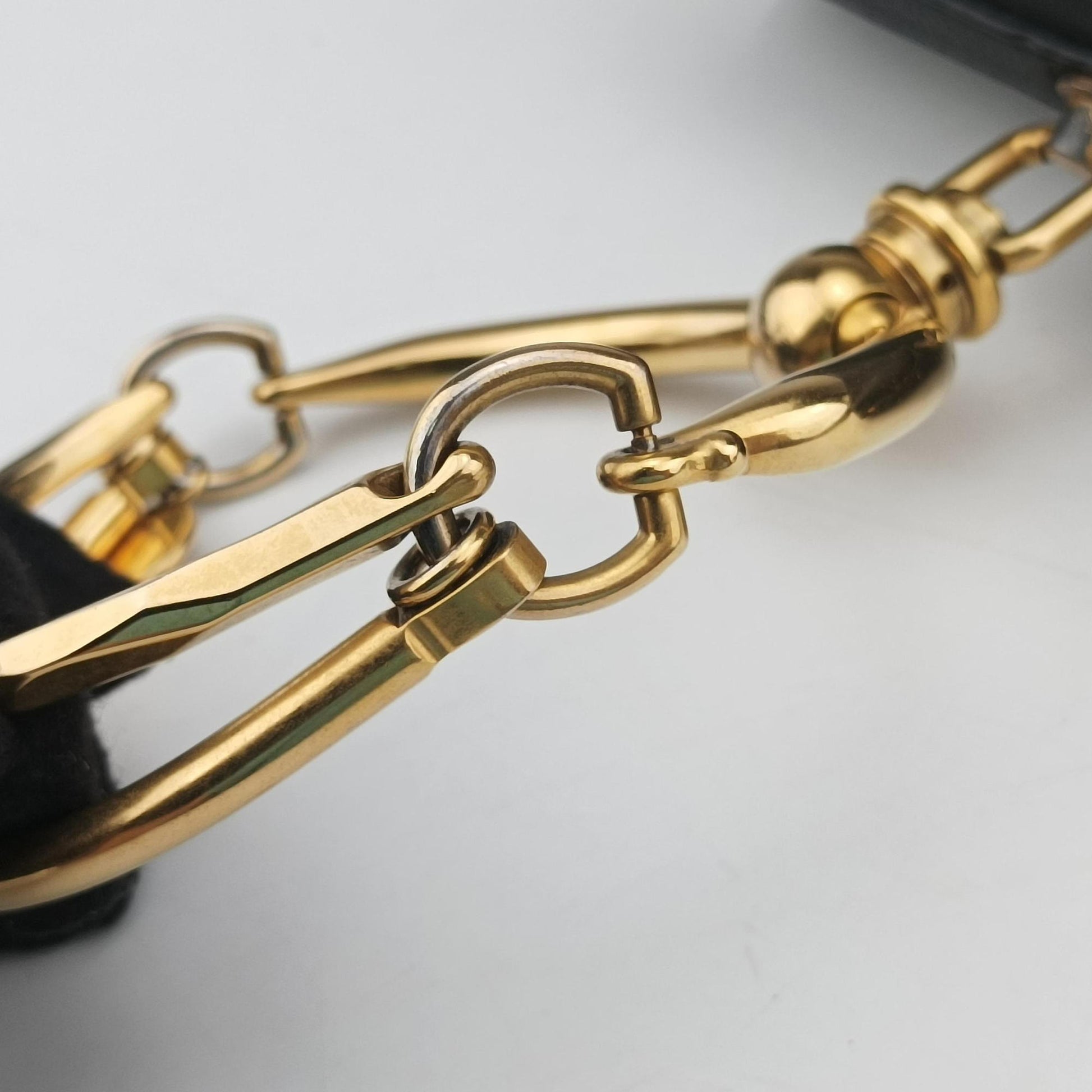 Bracelet Nile Black Leather 04-17-63-65ナイル ブレスレット ブラック レザー 04-17-63-65
