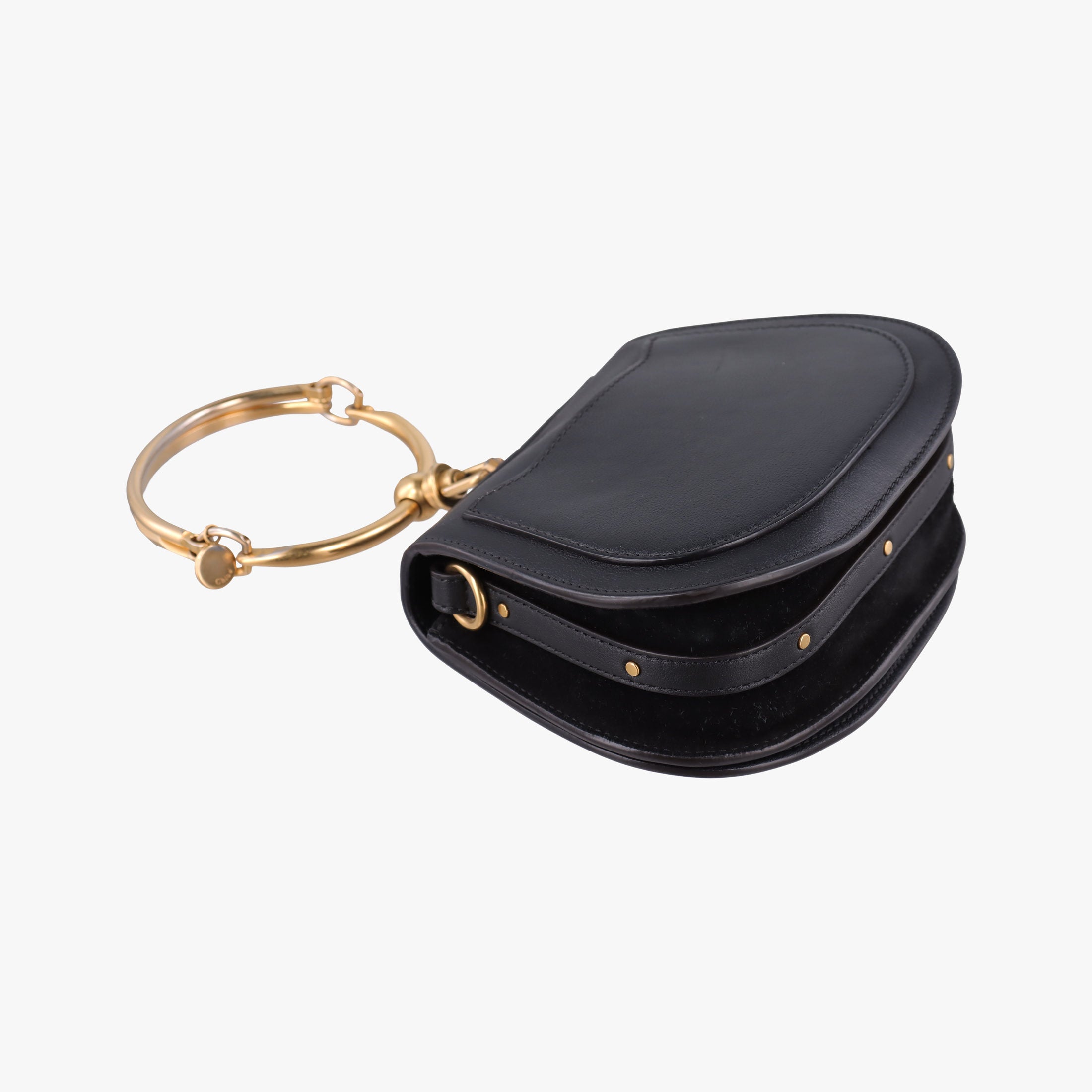 Bracelet Nile Black Leather 04-17-63-65ナイル ブレスレット ブラック レザー 04-17-63-65