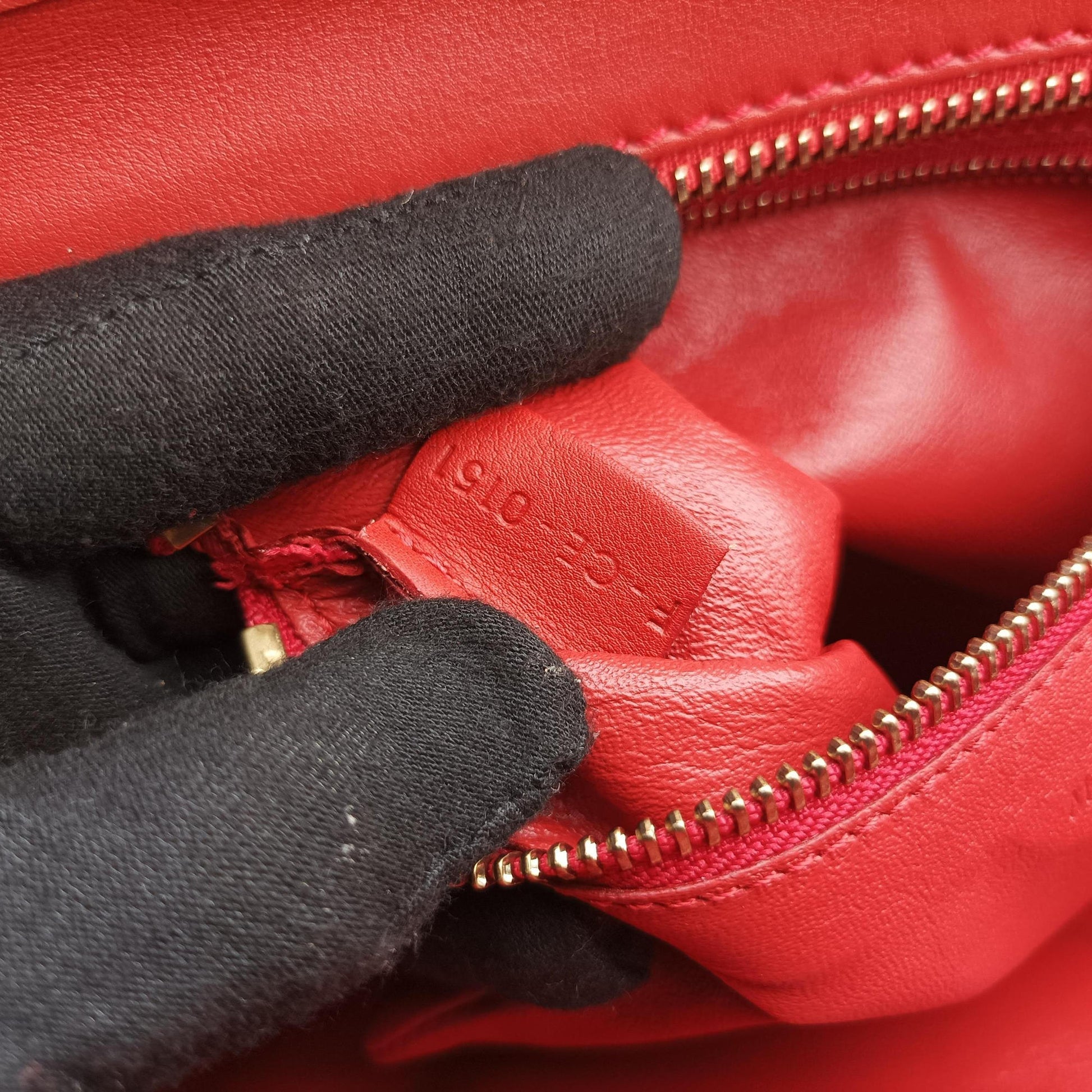 Luggage Micro shopper Red Leather F-CE-0151ラゲージマイクロショッパー レッド レザー F-CE-0151