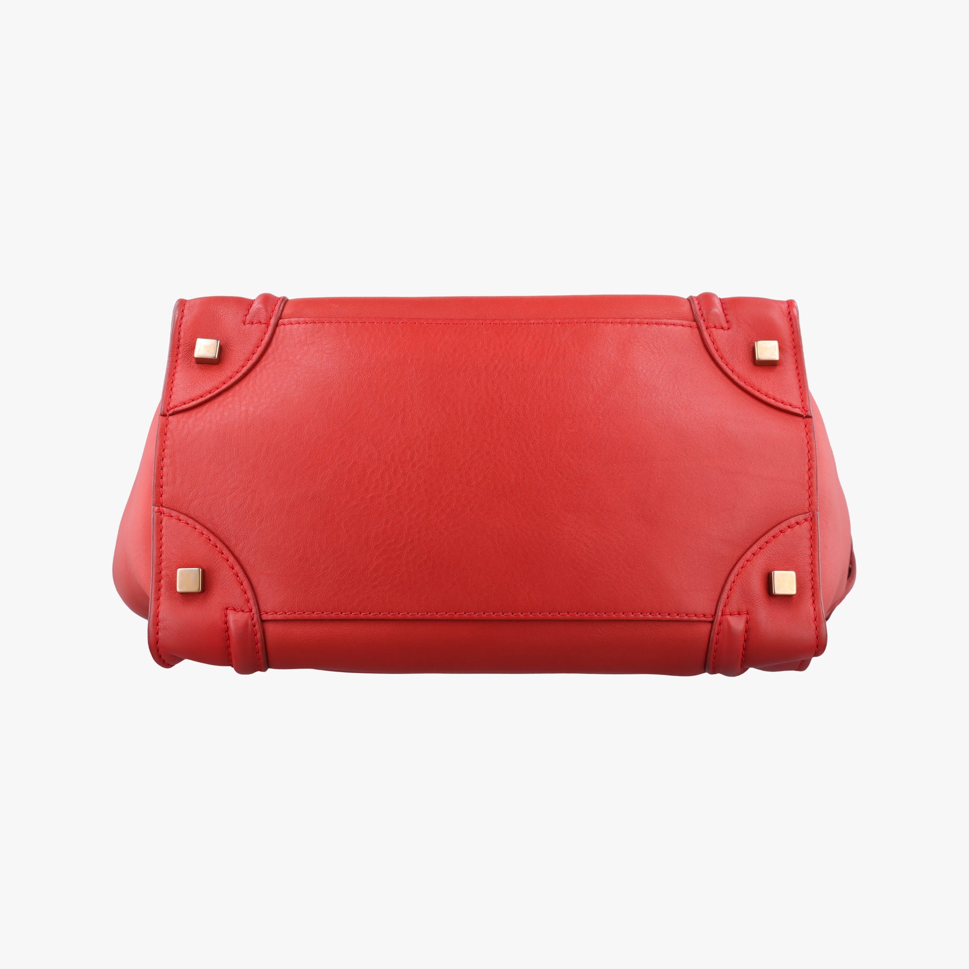 Luggage Micro shopper Red Leather F-CE-0151ラゲージマイクロショッパー レッド レザー F-CE-0151