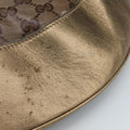 Babouska Heart Hobo khaki×golden PVC coated canvas 211965 F3936531バブースカ ハート ホーボー カーキ×ゴールド PVCコーティングキャンバス 211965 F3936531