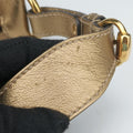 Babouska Heart Hobo khaki×golden PVC coated canvas 211965 F3936531バブースカ ハート ホーボー カーキ×ゴールド PVCコーティングキャンバス 211965 F3936531