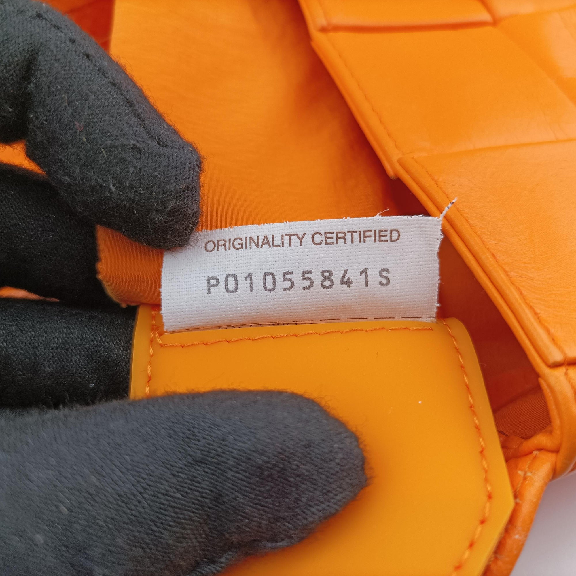 candy cassette Orange lambskin P01055841S IC Chipキャンディ カセット オレンジ ラムスキン P01055841S ICチップ