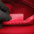 Lady Dior Red lambskin 08-MA-0161レディディオール レッド ラムスキン 08-MA-0161