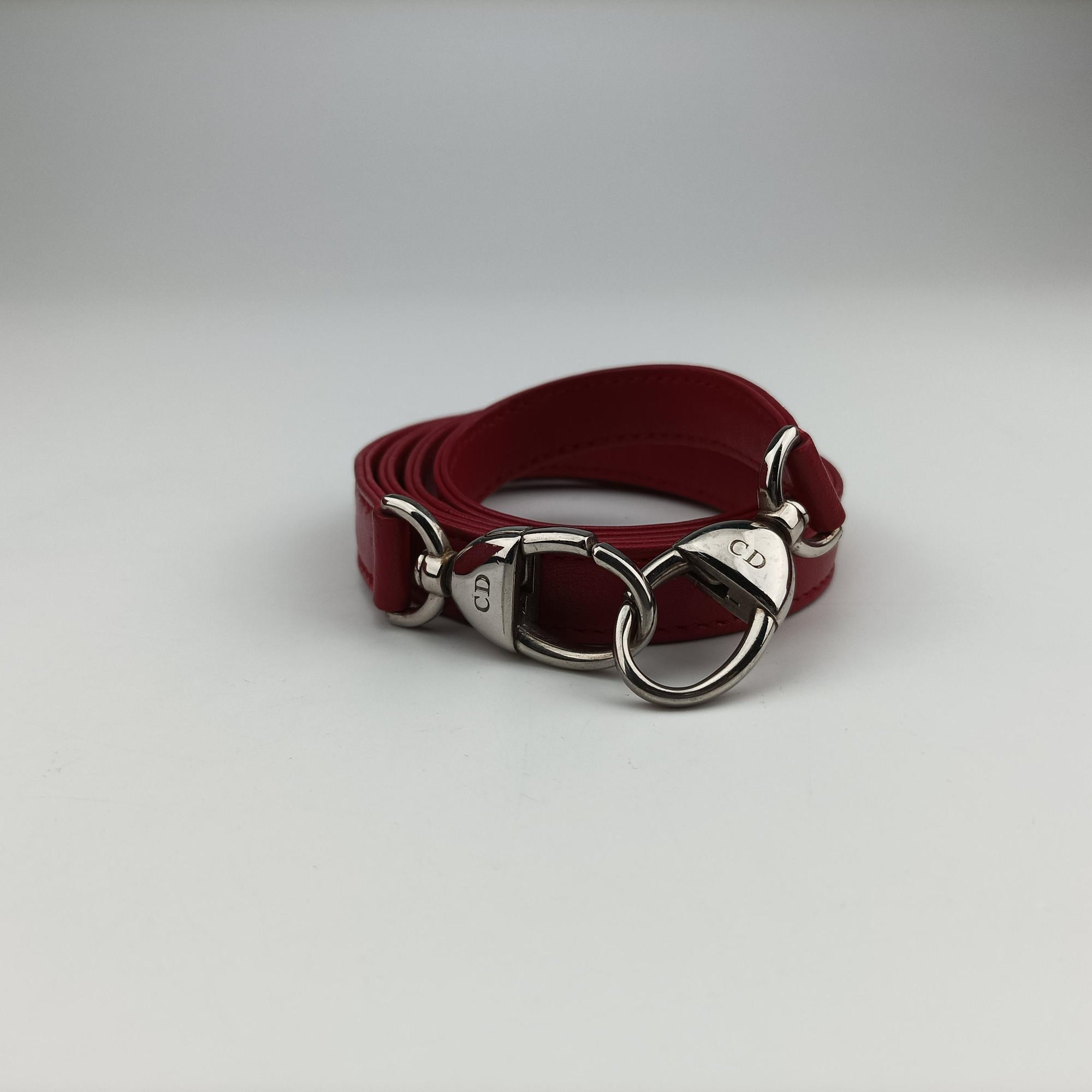 Lady Dior Red lambskin 08-MA-0161レディディオール レッド ラムスキン 08-MA-0161