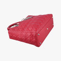 Lady Dior Red lambskin 08-MA-0161レディディオール レッド ラムスキン 08-MA-0161