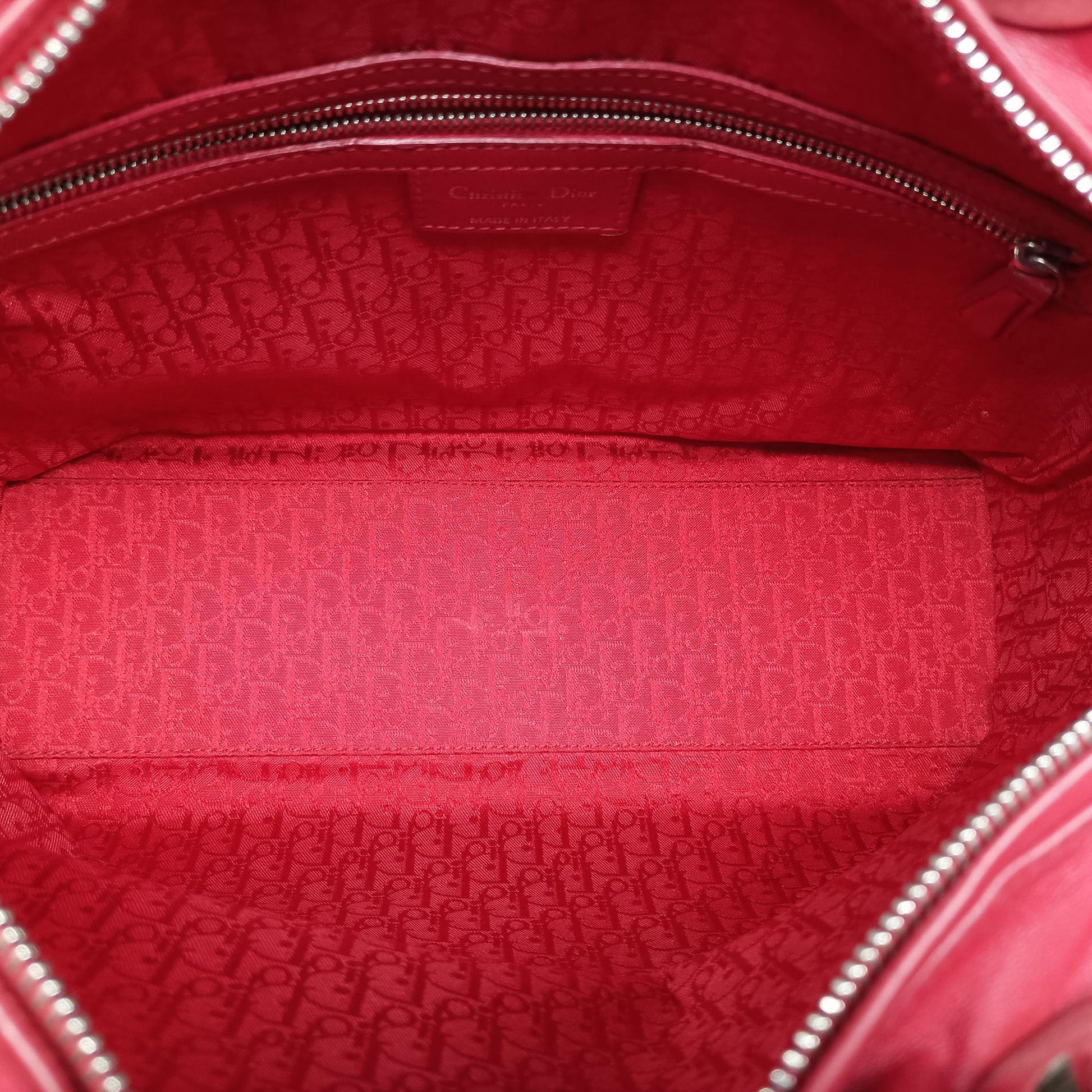 Lady Dior Red lambskin 08-MA-0161レディディオール レッド ラムスキン 08-MA-0161