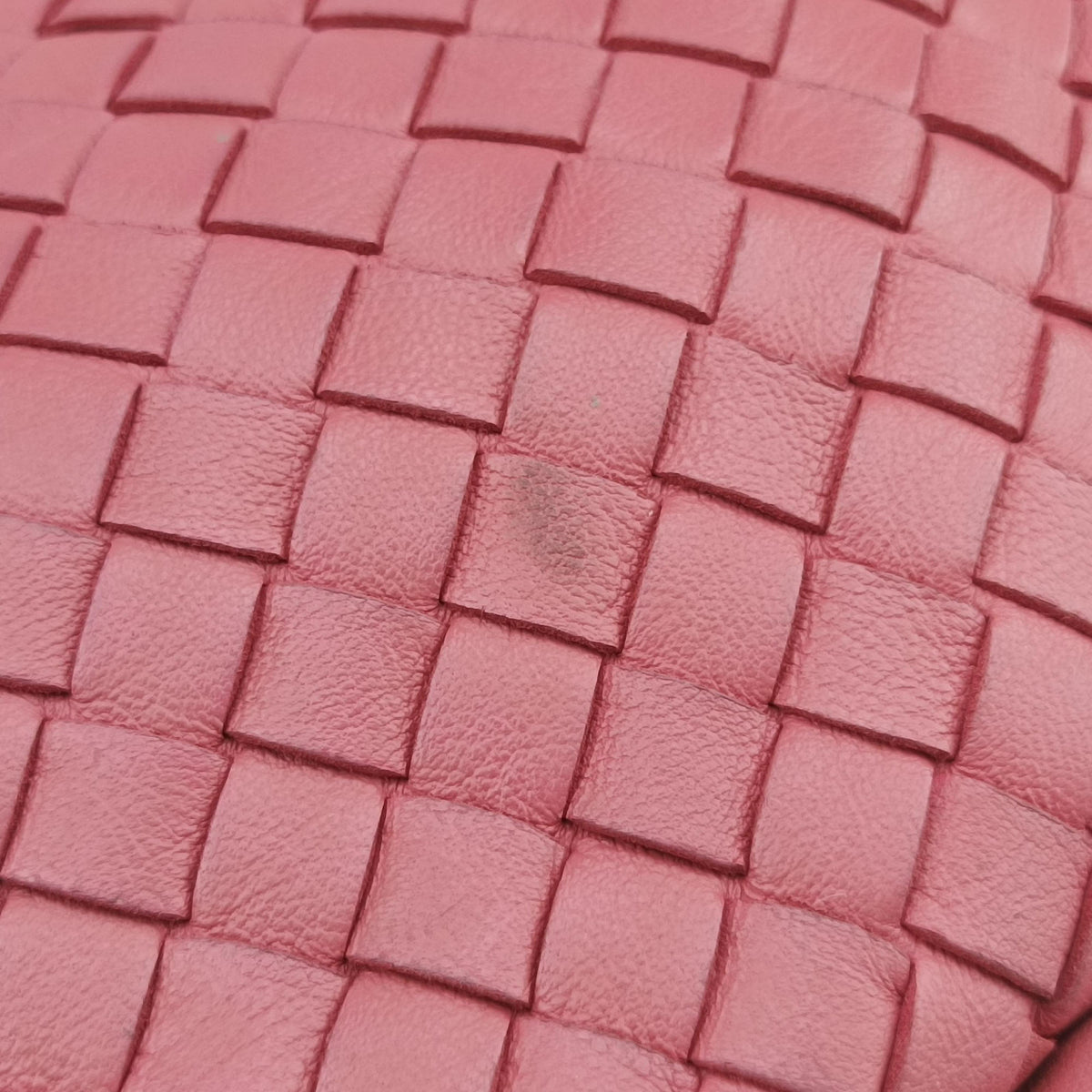 Vintage Bottega Veneta Intrecciato Pink lambskin  shoulderbag | stylenewstar