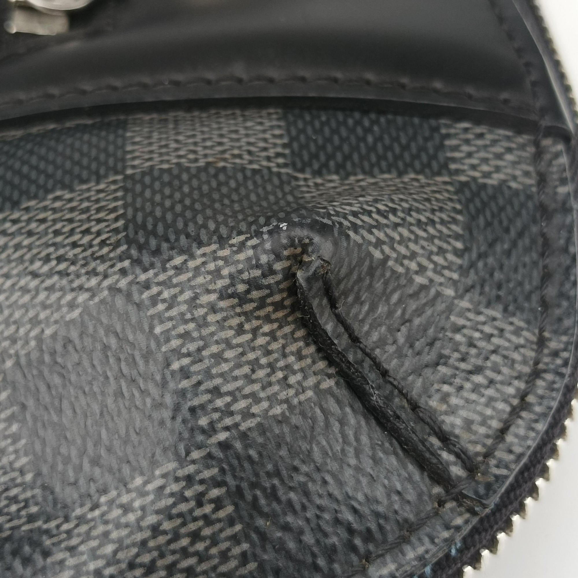 Porte-Documents Jour NM Noir Damier Graphite N48260 CA4119ポルトドキュマンジュール PDJ NM ノワール ダミエ グラフィット N48260 CA4119