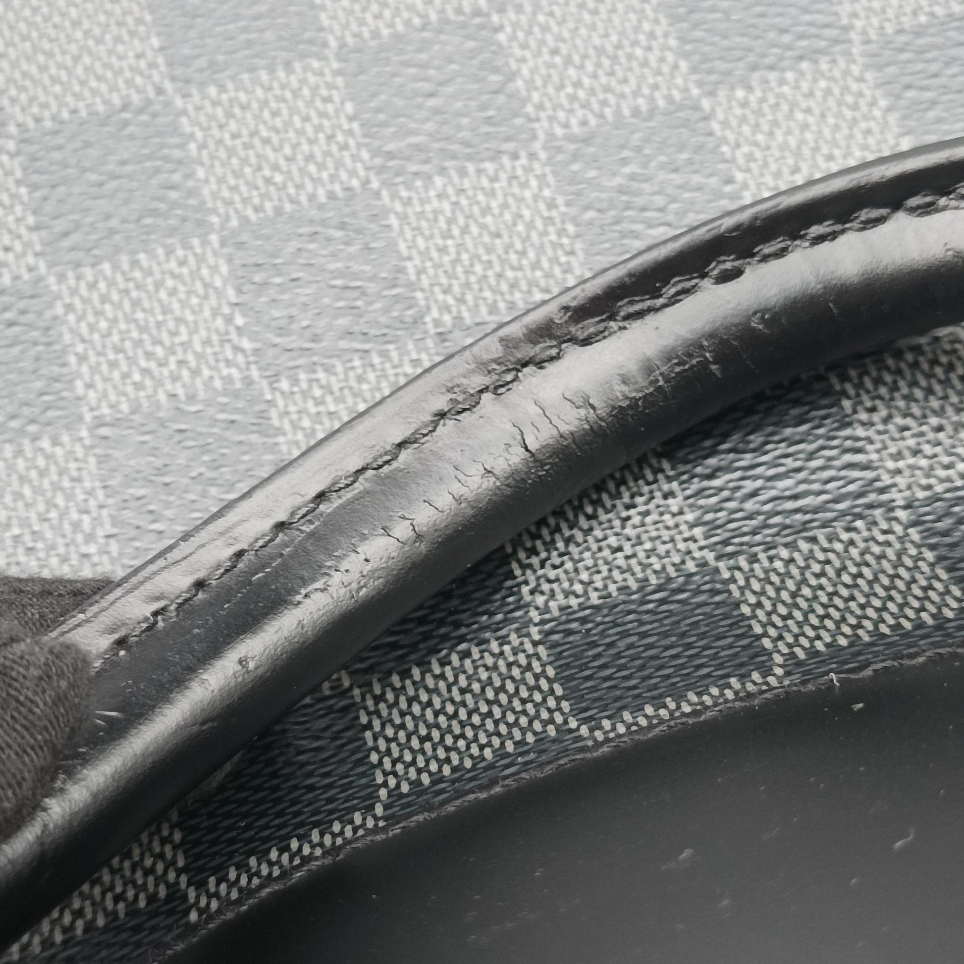 Porte-Documents Jour NM Noir Damier Graphite N48260 CA4119ポルトドキュマンジュール PDJ NM ノワール ダミエ グラフィット N48260 CA4119