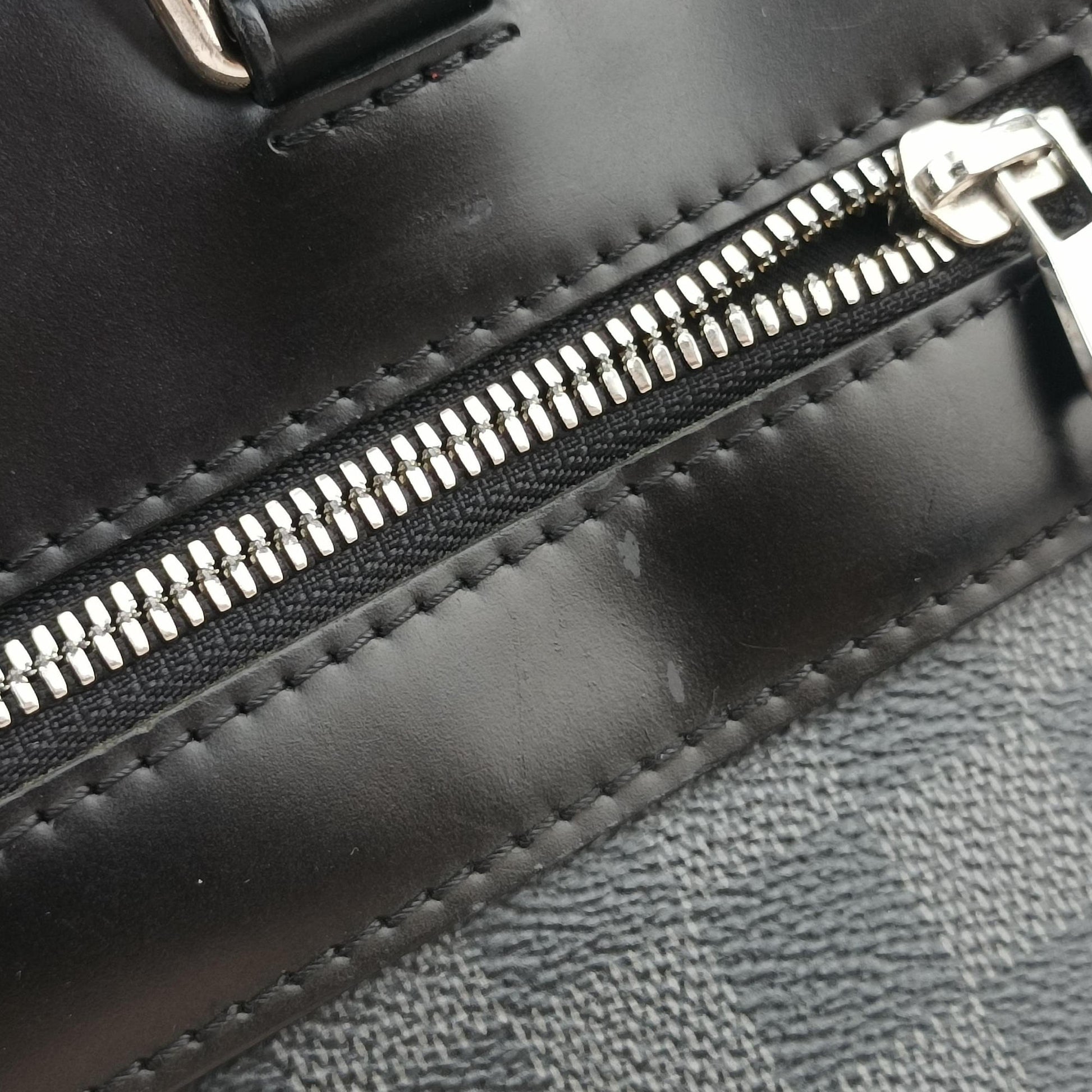 Porte-Documents Jour NM Noir Damier Graphite N48260 CA4119ポルトドキュマンジュール PDJ NM ノワール ダミエ グラフィット N48260 CA4119