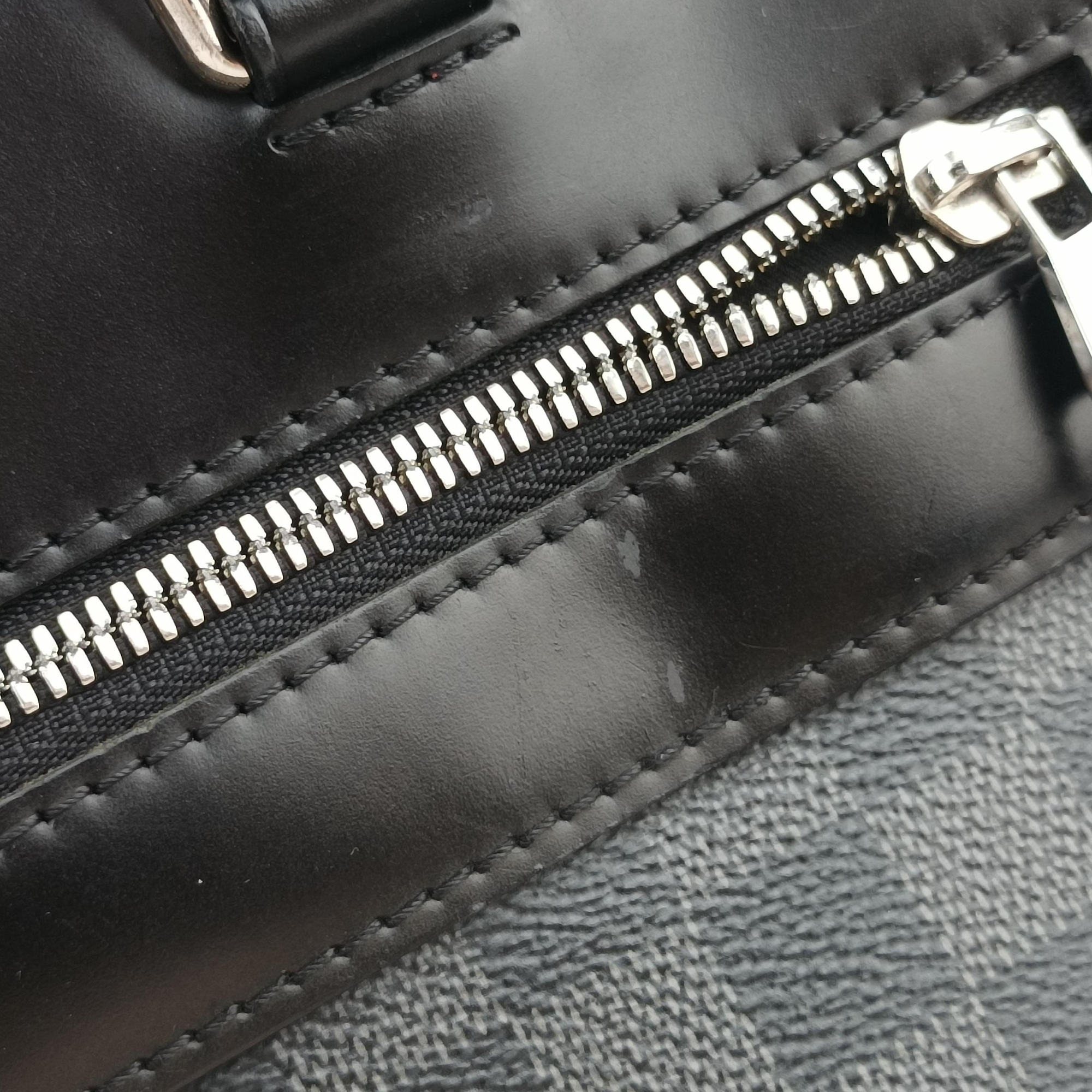 Porte-Documents Jour NM Noir Damier Graphite N48260 CA4119ポルトドキュマンジュール PDJ NM ノワール ダミエ グラフィット N48260 CA4119